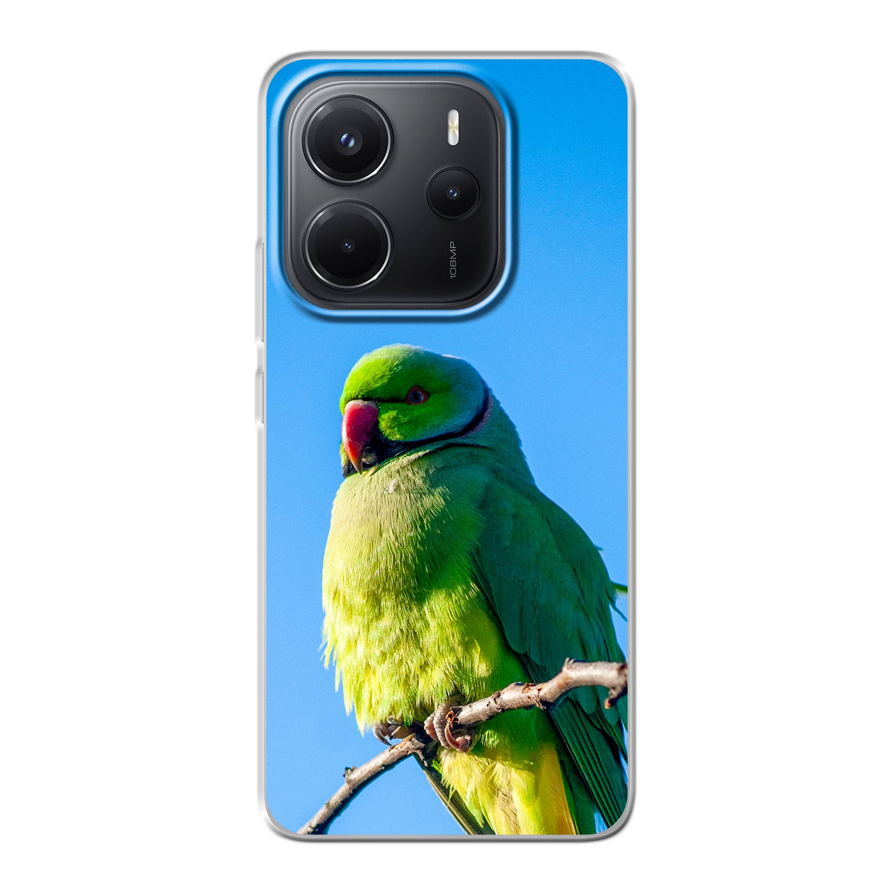 Xiaomi Redmi Note 14 4G zachte hoes (achterkant bedrukt, transparant)