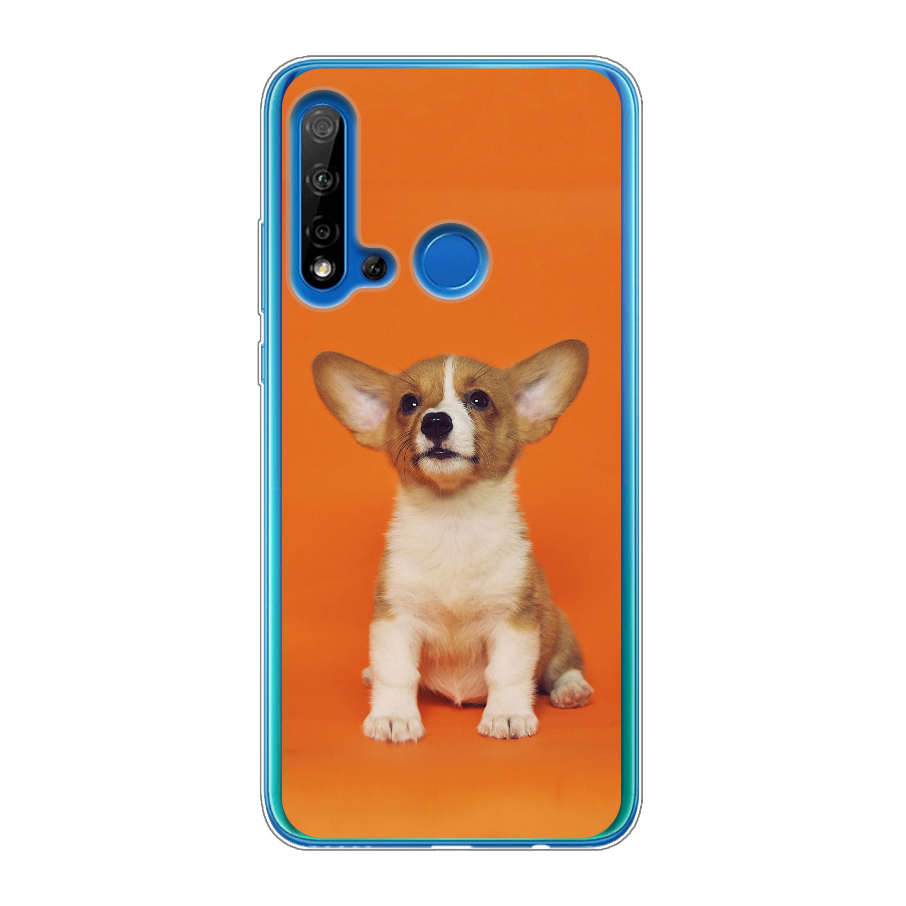 Huawei P20 Lite (2019) Zachte hoes (achterkant bedrukt, transparant)