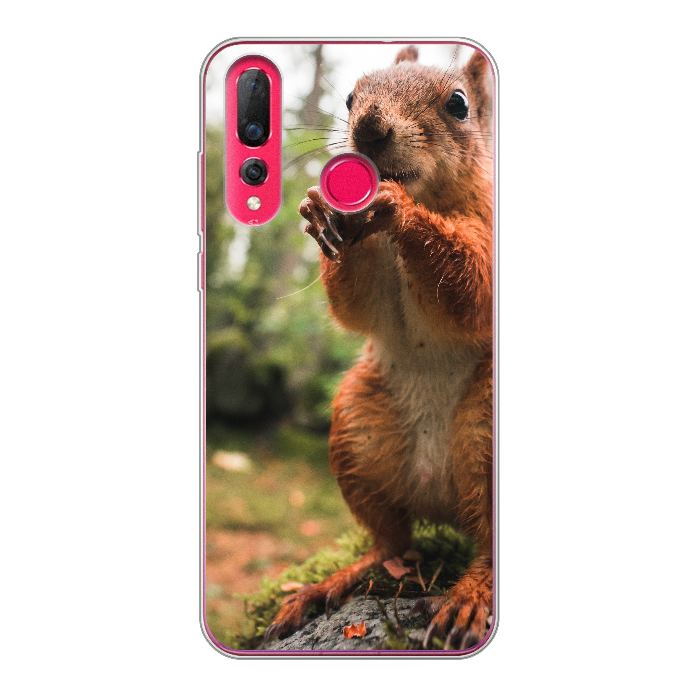 Huawei P30 Lite Zachte hoes (achterkant bedrukt, transparant)