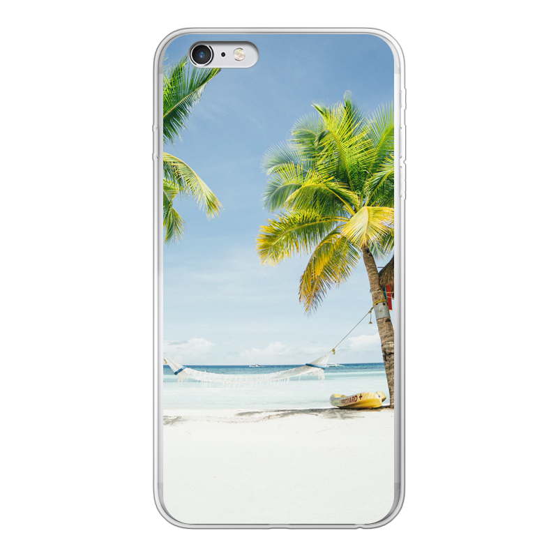 Apple iPhone 6 Plus / 6s Plus Zachte hoes (achterkant bedrukt, transparant)