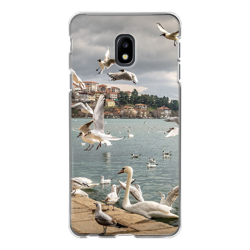 Samsung Galaxy J3 (2017) Zachte hoes (achterkant bedrukt, transparant)