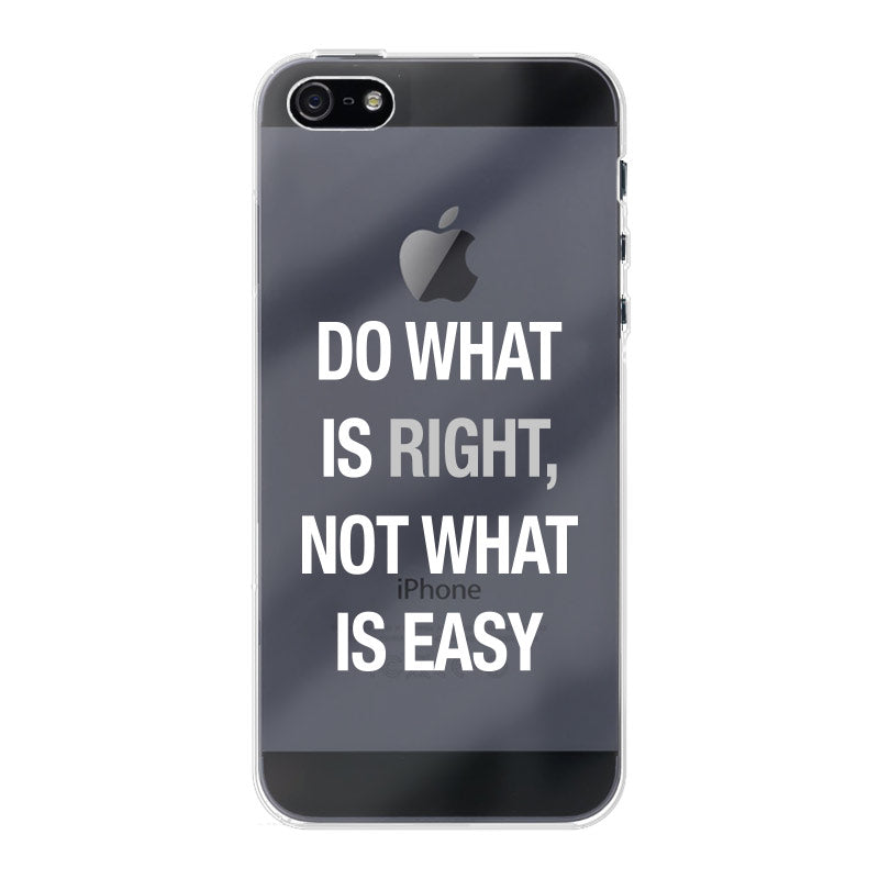 Apple iPhone 5 / 5s / SE (2016) Zachte hoes (achterkant bedrukt, transparant)
