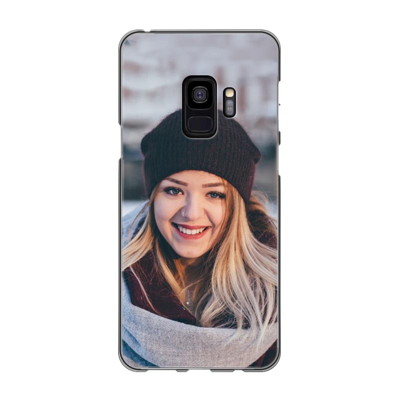 Samsung Galaxy S9 Zachte hoes (achterkant bedrukt, transparant)