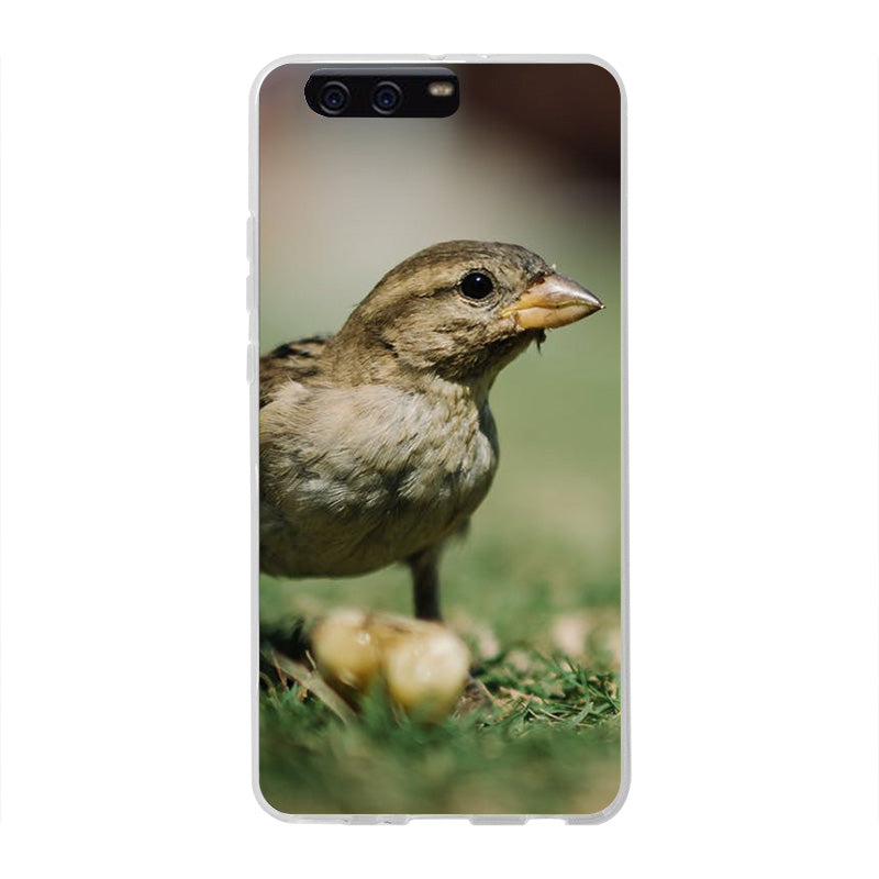 Huawei P10 Plus Zachte hoes (achterkant bedrukt, transparant)