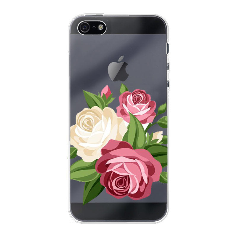 Apple iPhone 5 / 5s / SE (2016) Hardcase (achterkant bedrukt, transparant)