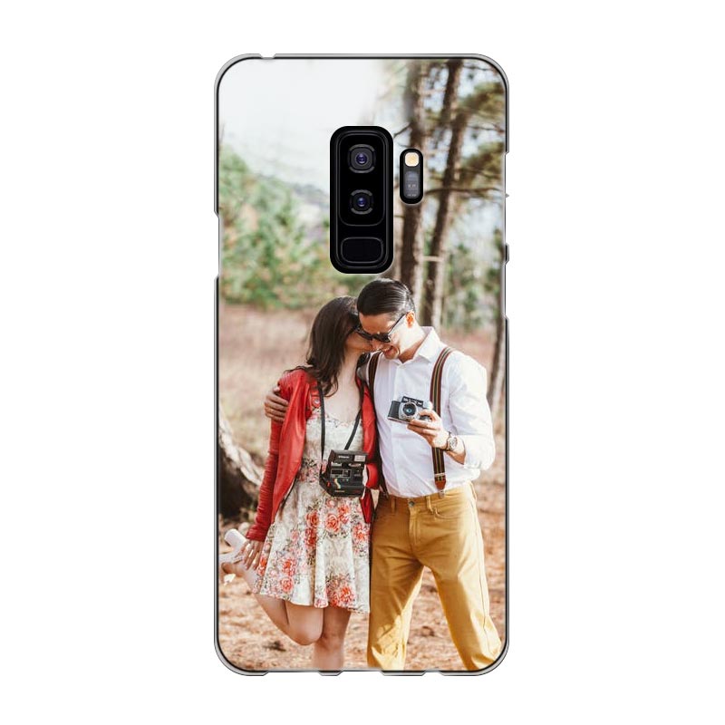 Samsung Galaxy S9 Plus Zachte hoes (achterkant bedrukt, transparant)