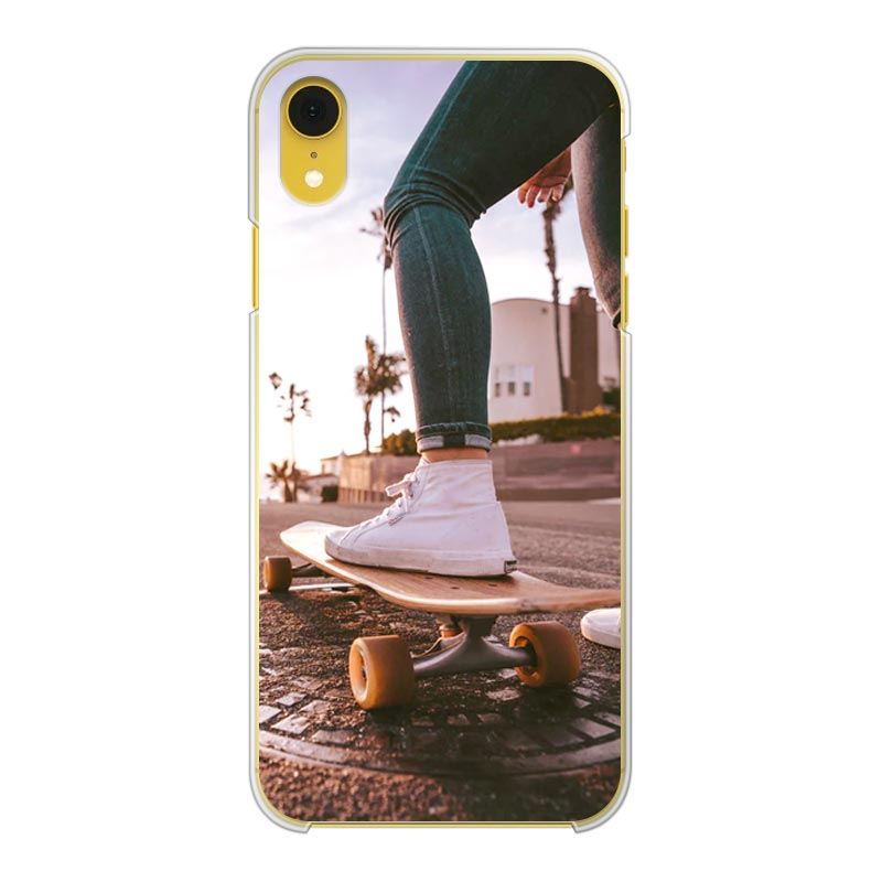 Apple iPhone Xr Hardcase (achterkant bedrukt, transparant)