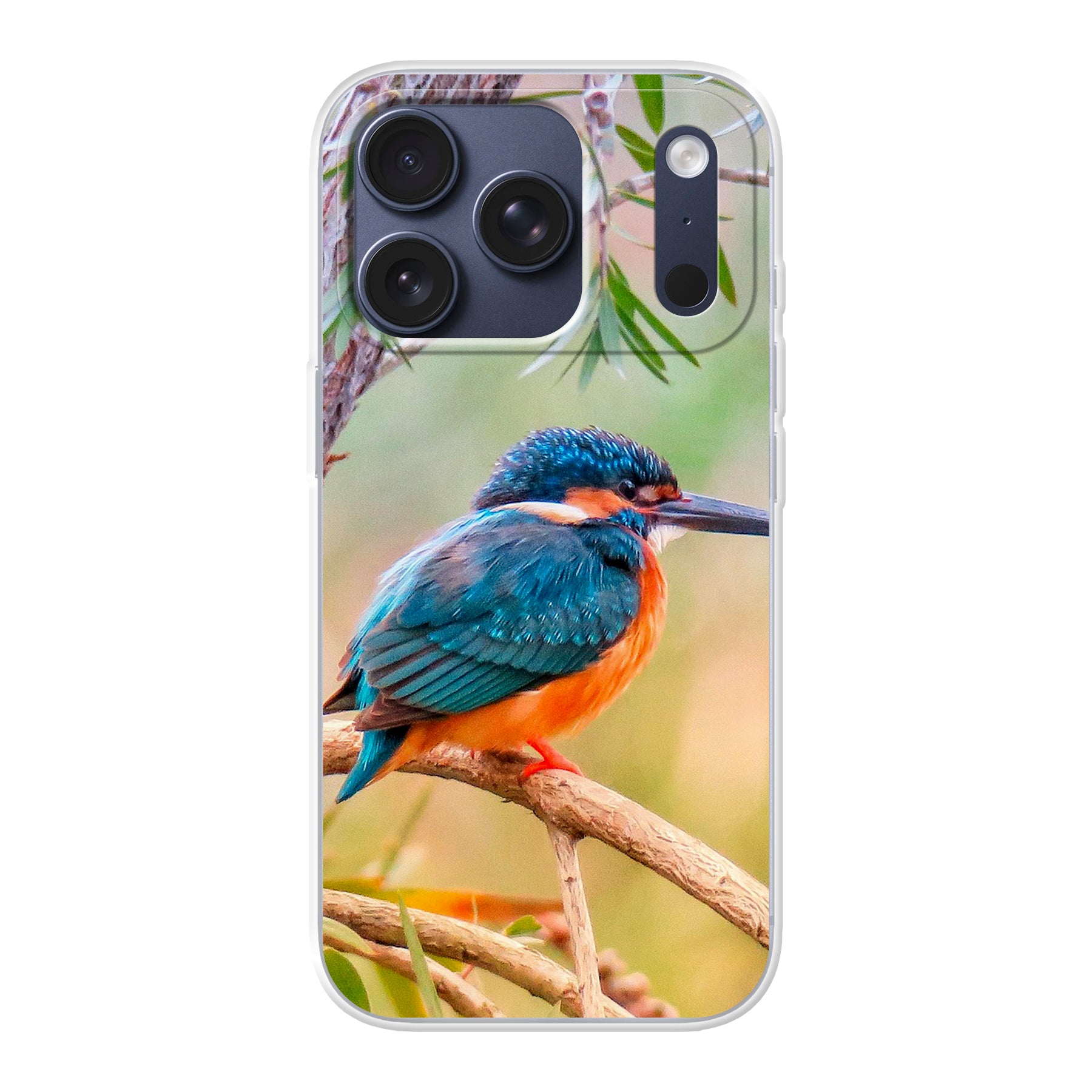 Apple iPhone 17 Pro Zachte hoes (achterkant bedrukt, transparant)