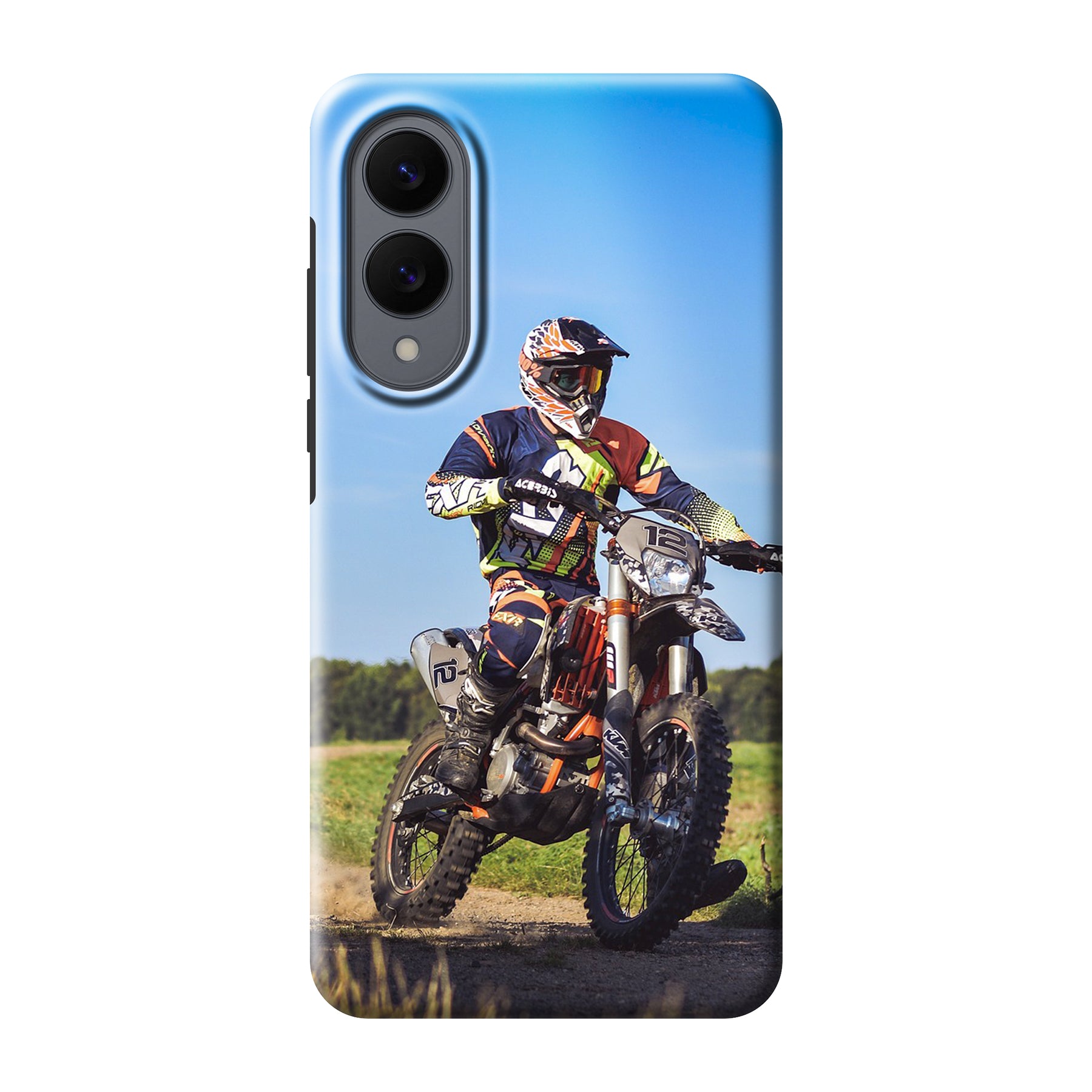 Samsung Galaxy S25 Edge Tough case (volledig bedrukt, zwarte inzet)