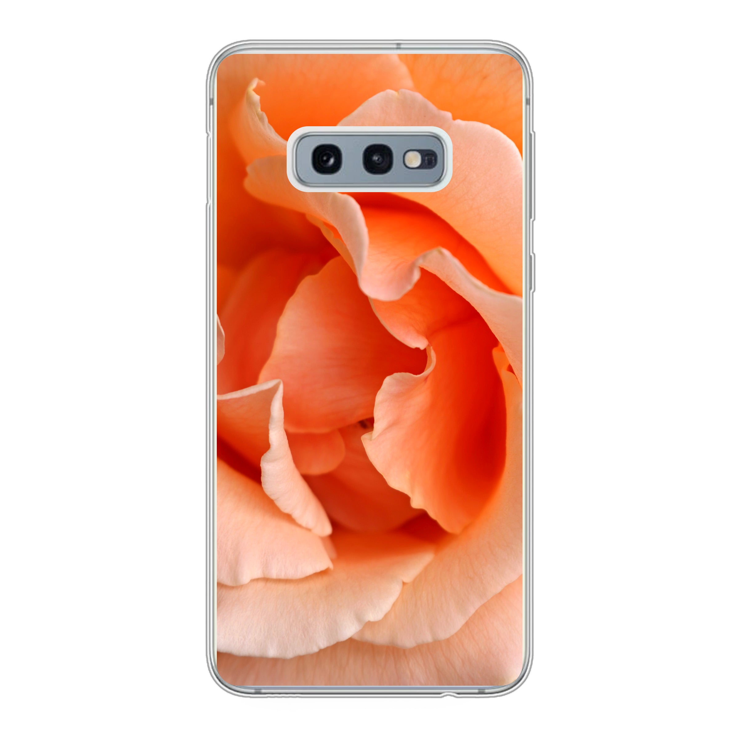 Samsung Galaxy S10e Zachte case (achterkant bedrukt, transparant)