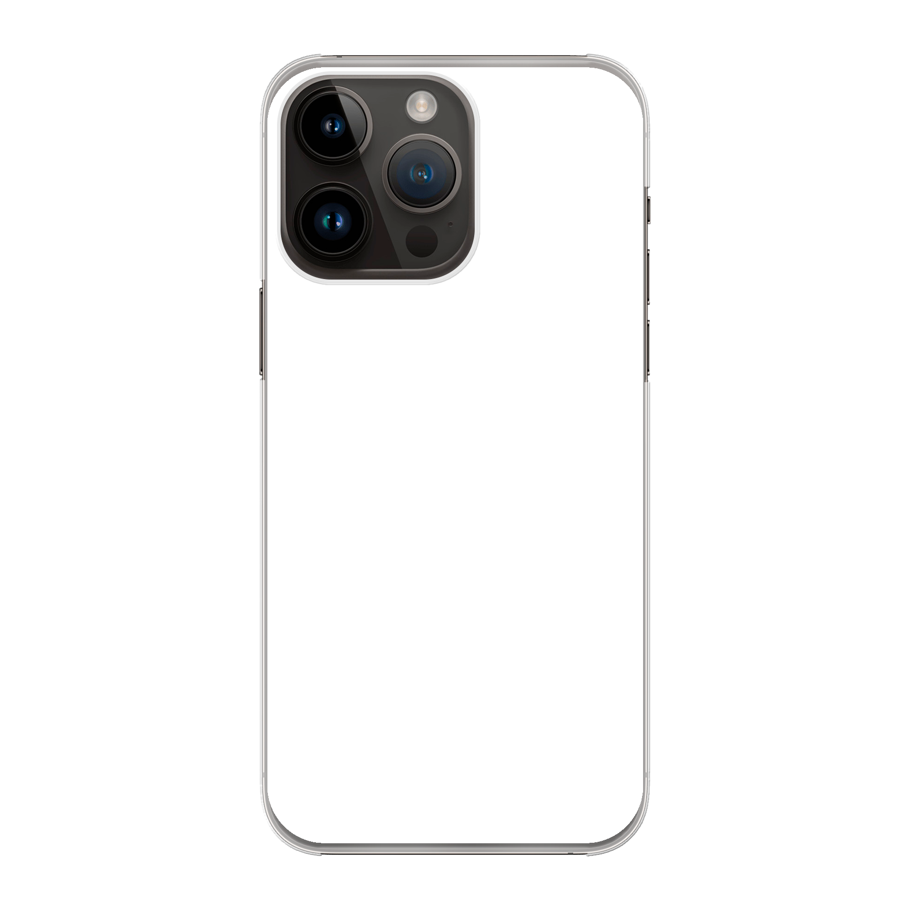 Apple iPhone 14 Pro Max Hardcase (achterkant bedrukt, transparant)