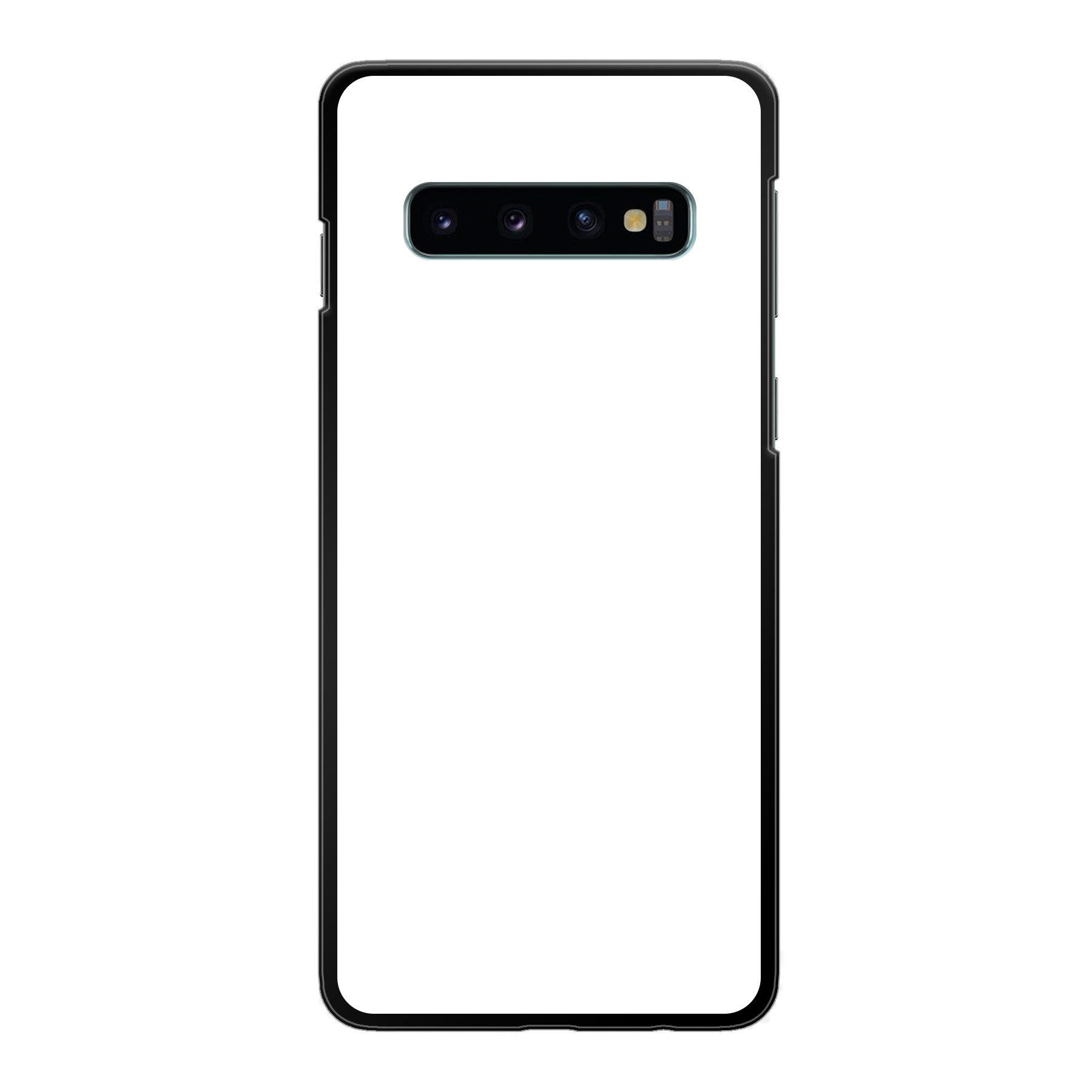 Samsung Galaxy S10 Hardcase (achterkant bedrukt, zwart)