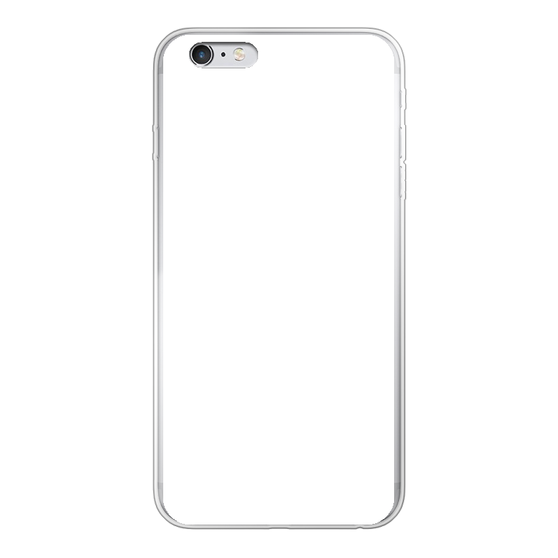 Apple iPhone 6 Plus / 6s Plus Zachte hoes (achterkant bedrukt, transparant)