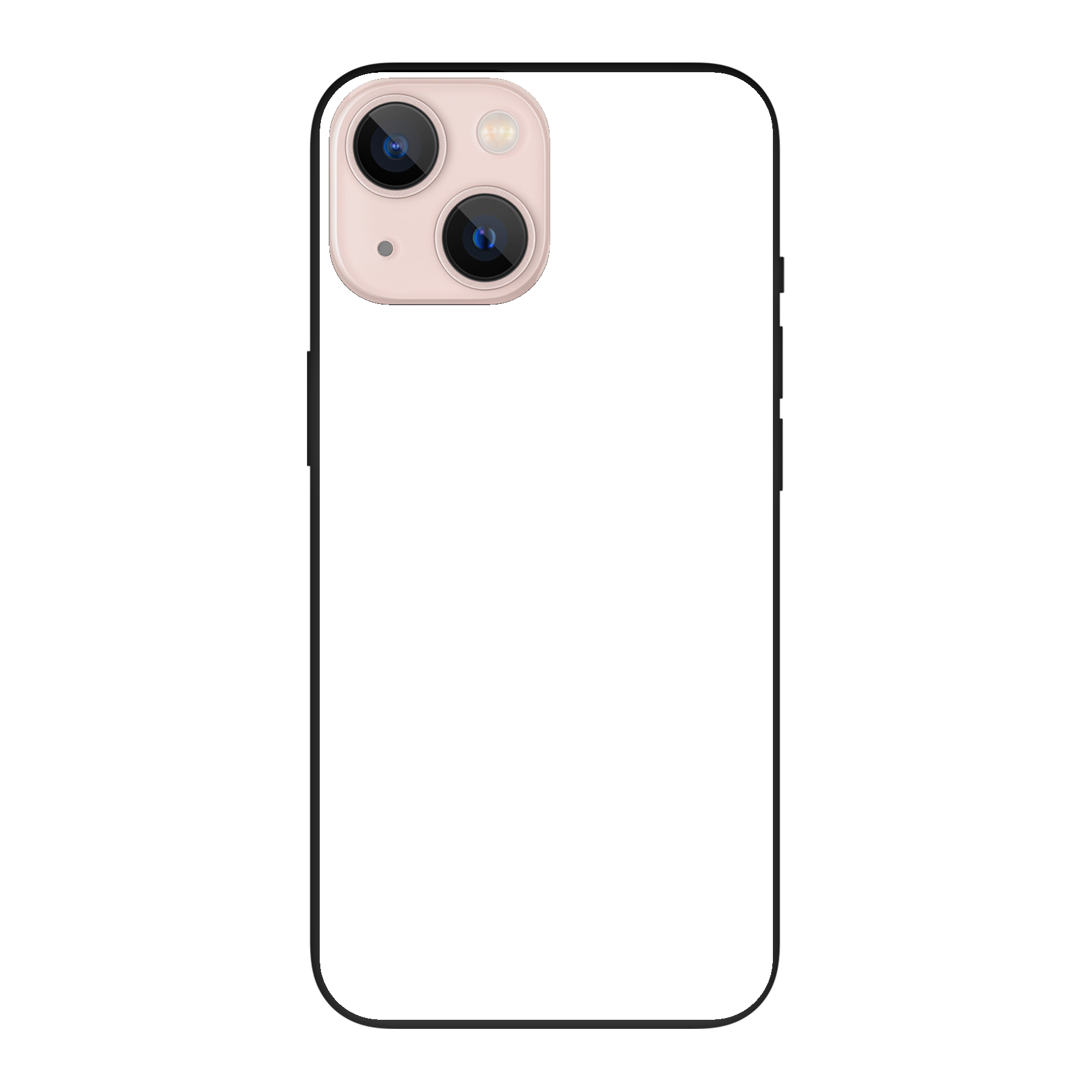 Apple iPhone 13 mini Biologisch afbreekbaar hoesje (achterkant bedrukt, zwart)