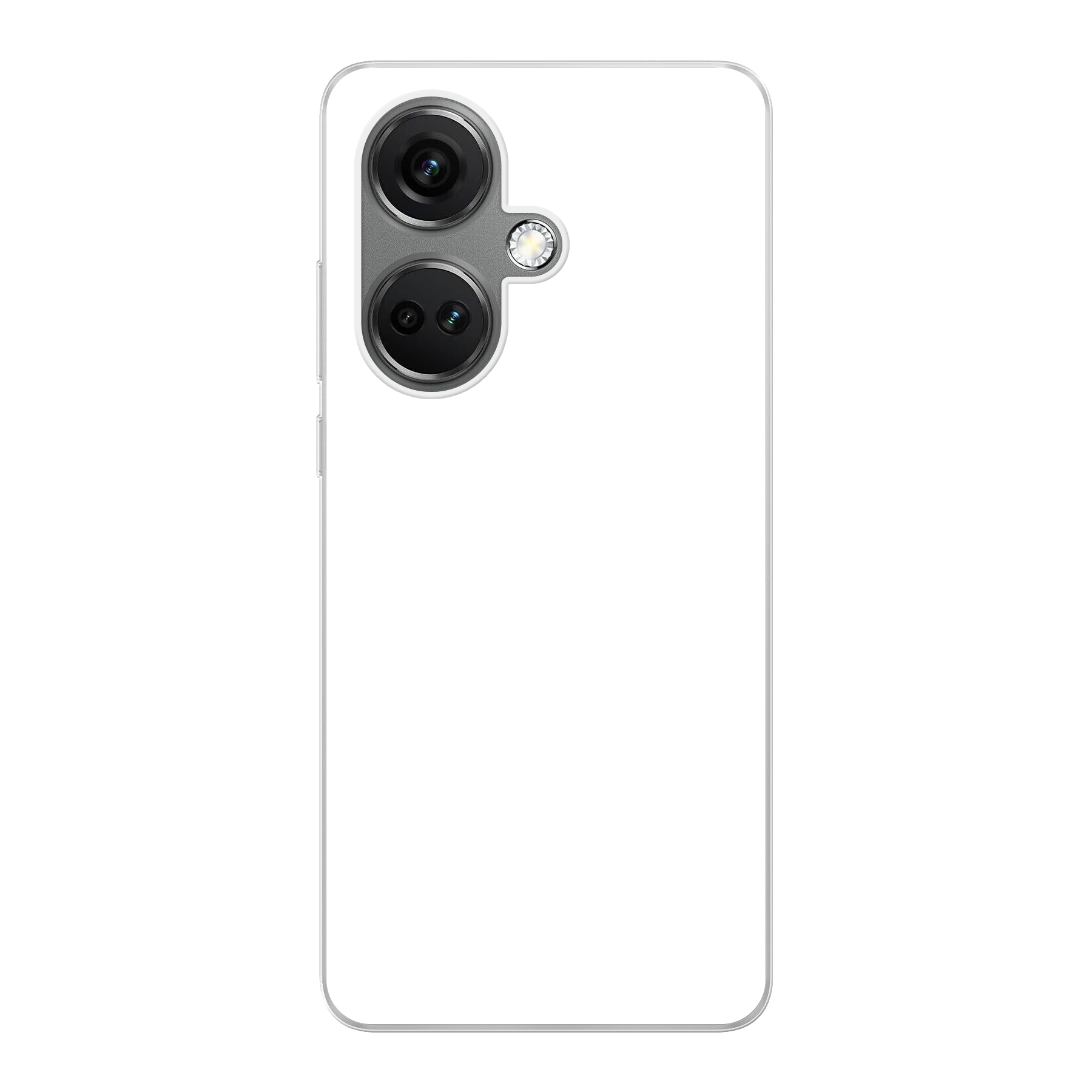 OnePlus Nord CE 3 (5G) Zachte hoes (achterkant bedrukt, transparant)