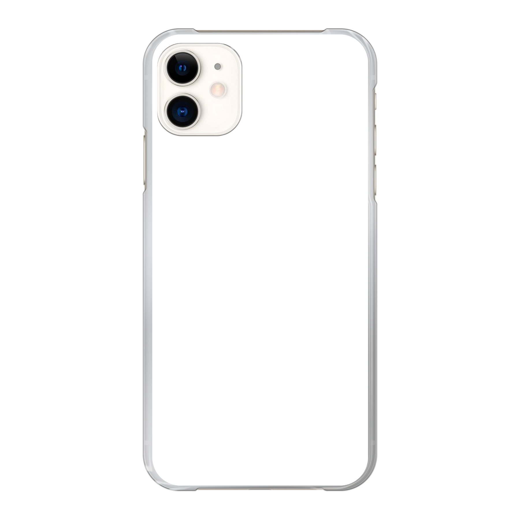 Apple iPhone 11 Hardcase (achterkant bedrukt, transparant)