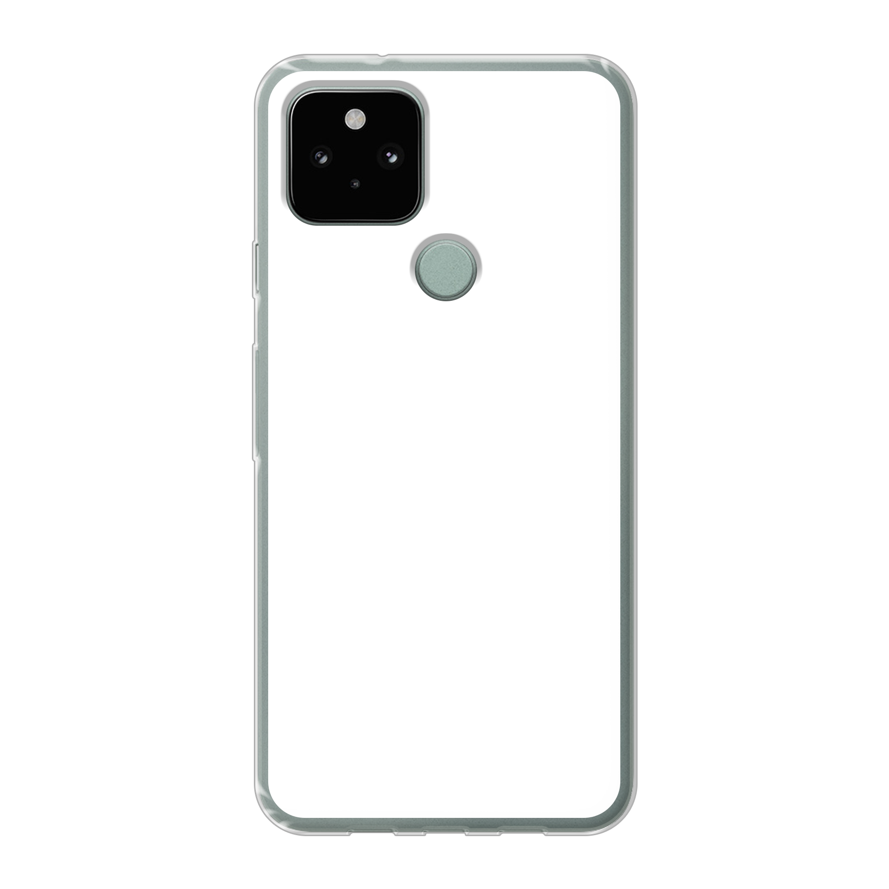 Google Pixel 5 Soft case (achterkant bedrukt, transparant)