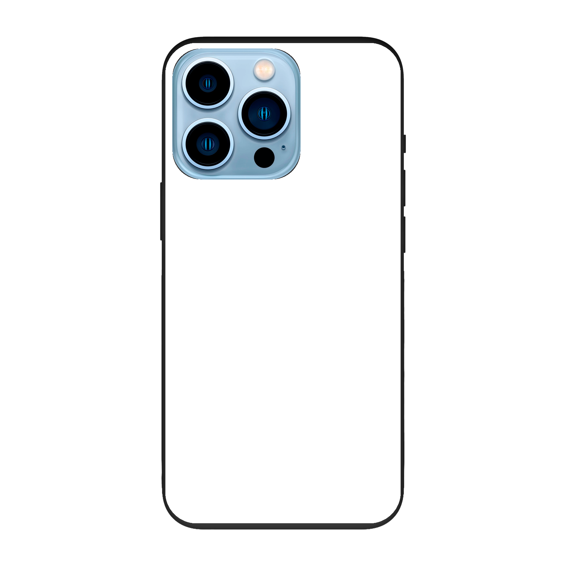 Apple iPhone 13 Pro Biologisch afbreekbaar hoesje (achterkant bedrukt, zwart)