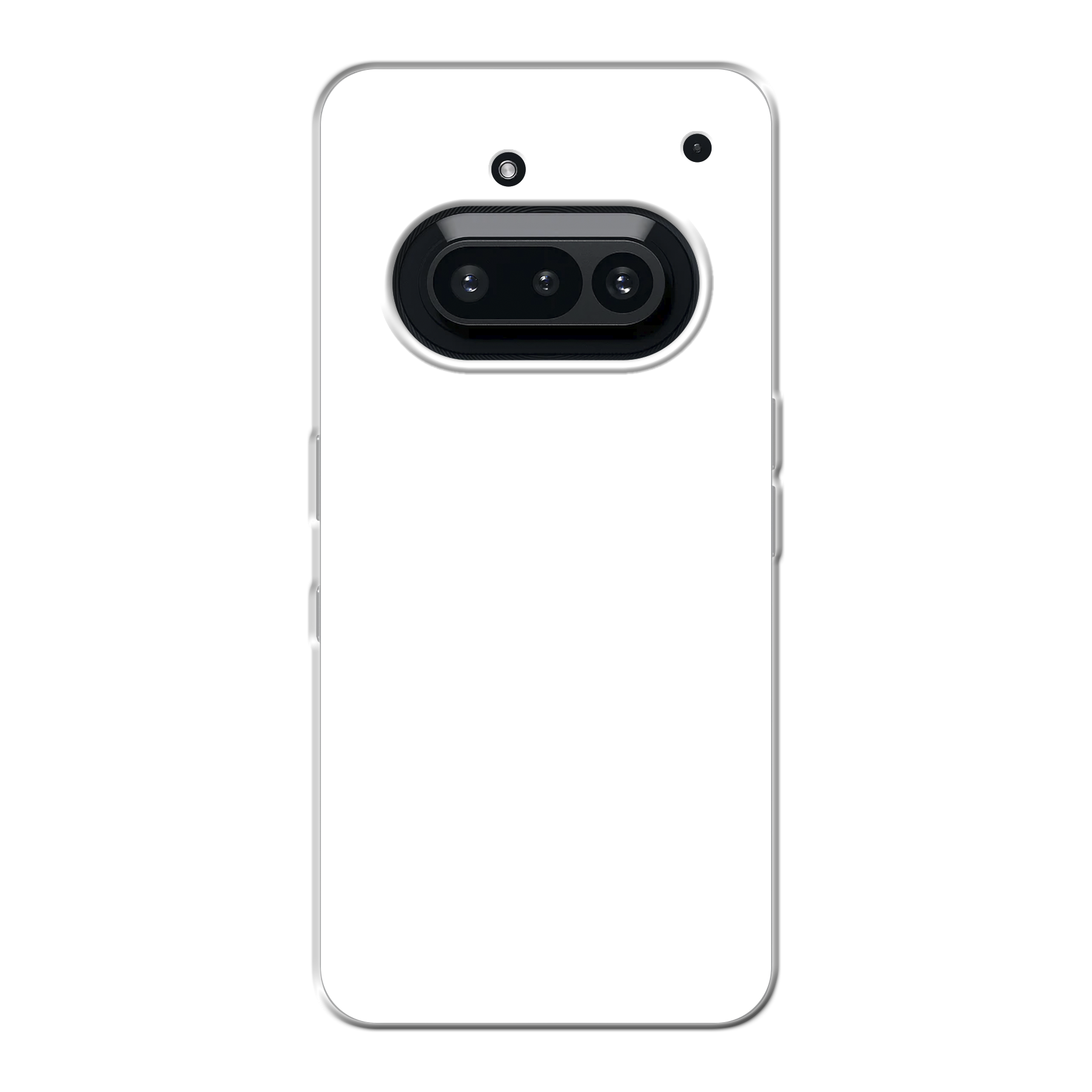 Nothing Phone (3a) zachte case (achterkant bedrukt, transparant)