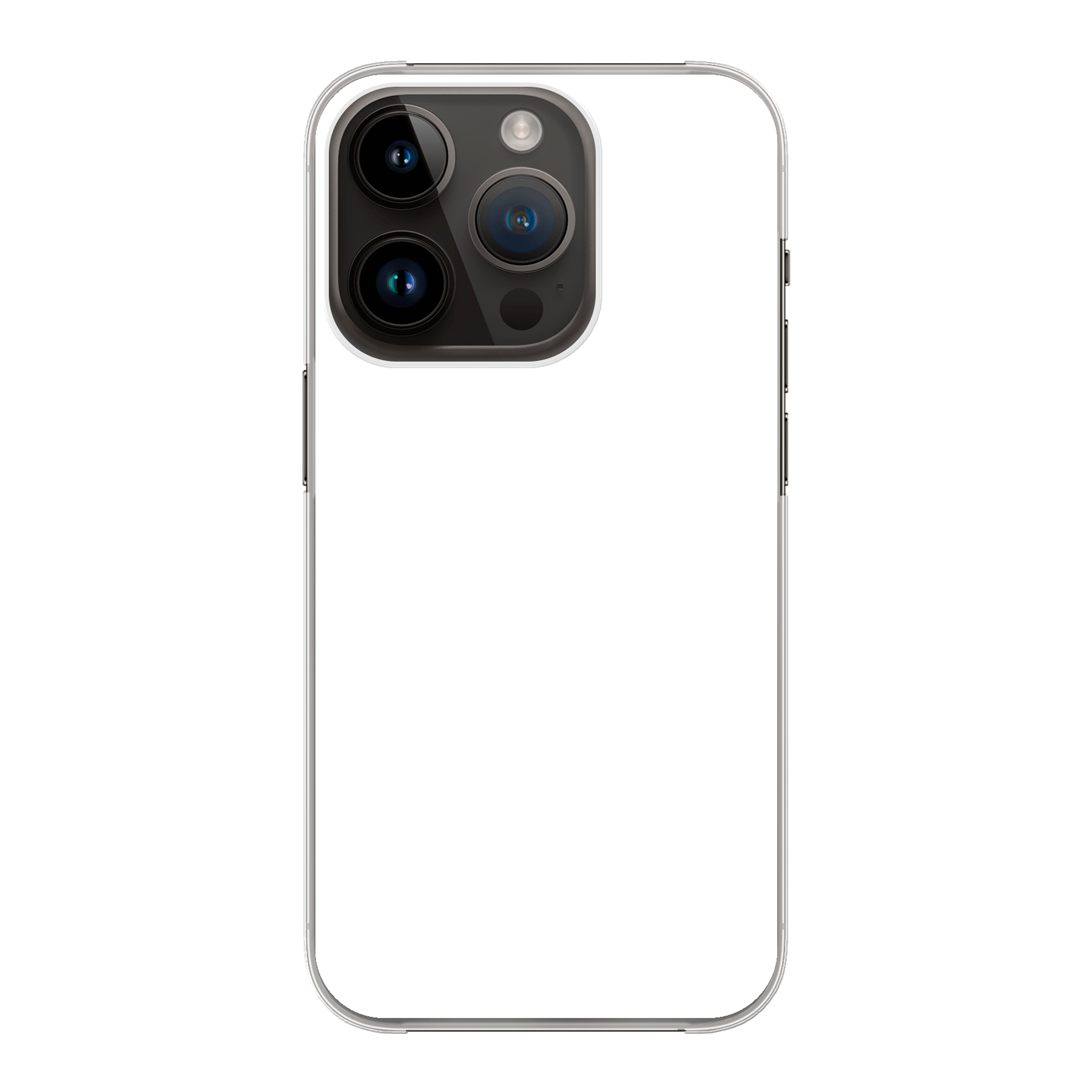 Apple iPhone 14 Pro Hardcase (achterkant bedrukt, transparant)