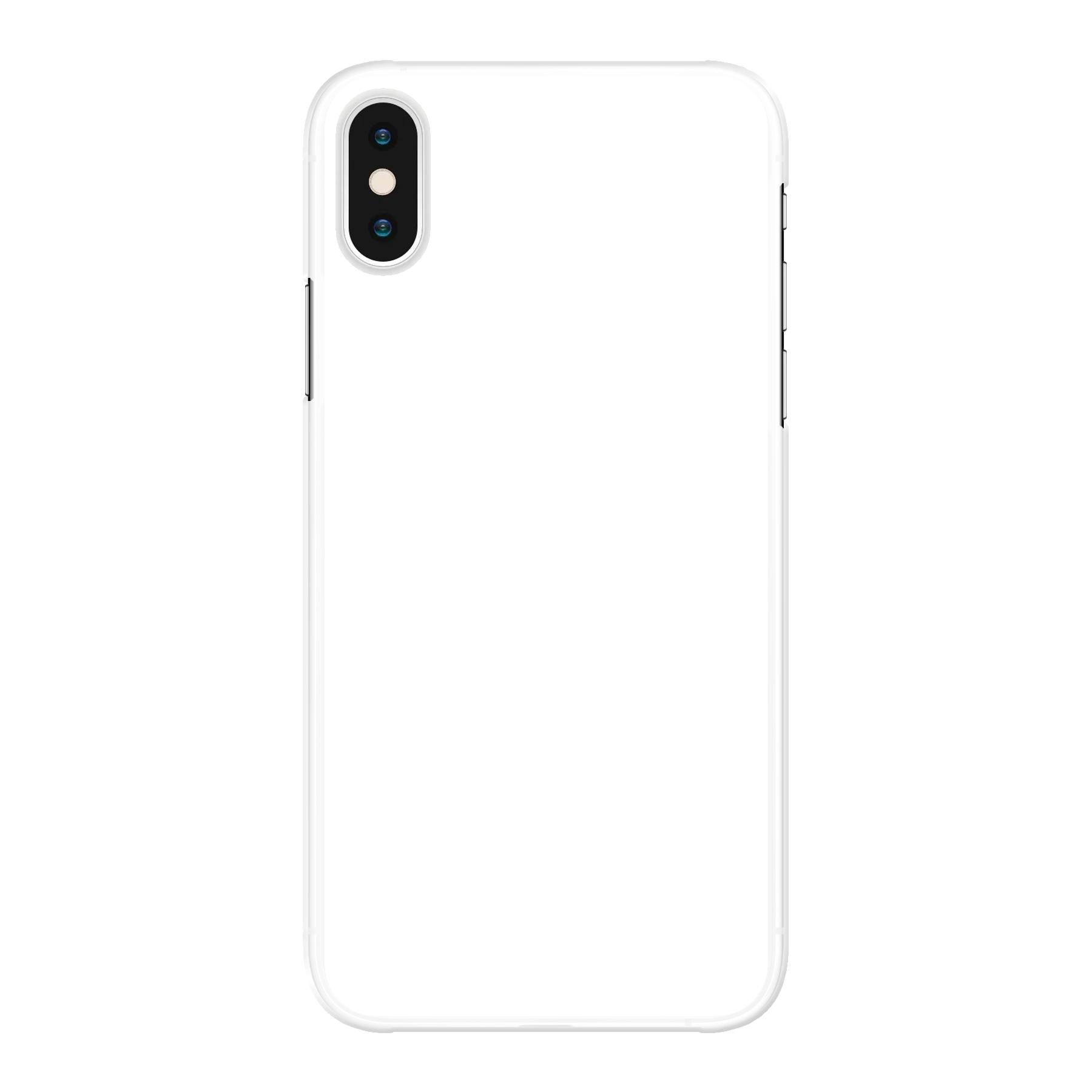 Apple iPhone X / Xs Hardcase (achterkant bedrukt, transparant)