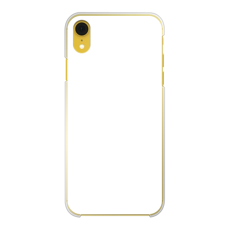 Apple iPhone Xr Hardcase (achterkant bedrukt, transparant)