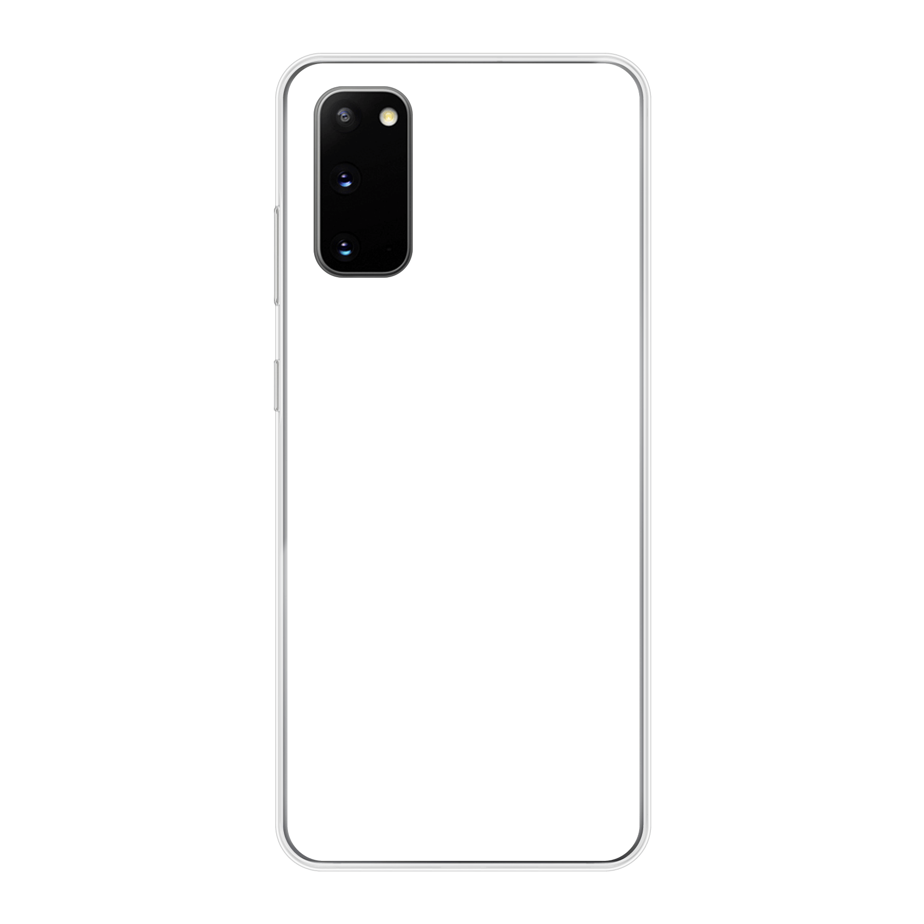 Samsung Galaxy S20 / Galaxy S20 5G Zachte hoes (achterkant bedrukt, transparant)