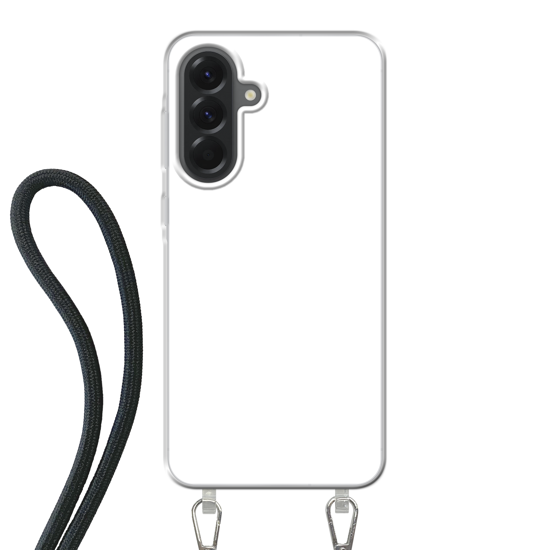 Samsung Galaxy A56 Crossbody hoesje (achterkant bedrukt, transparant)