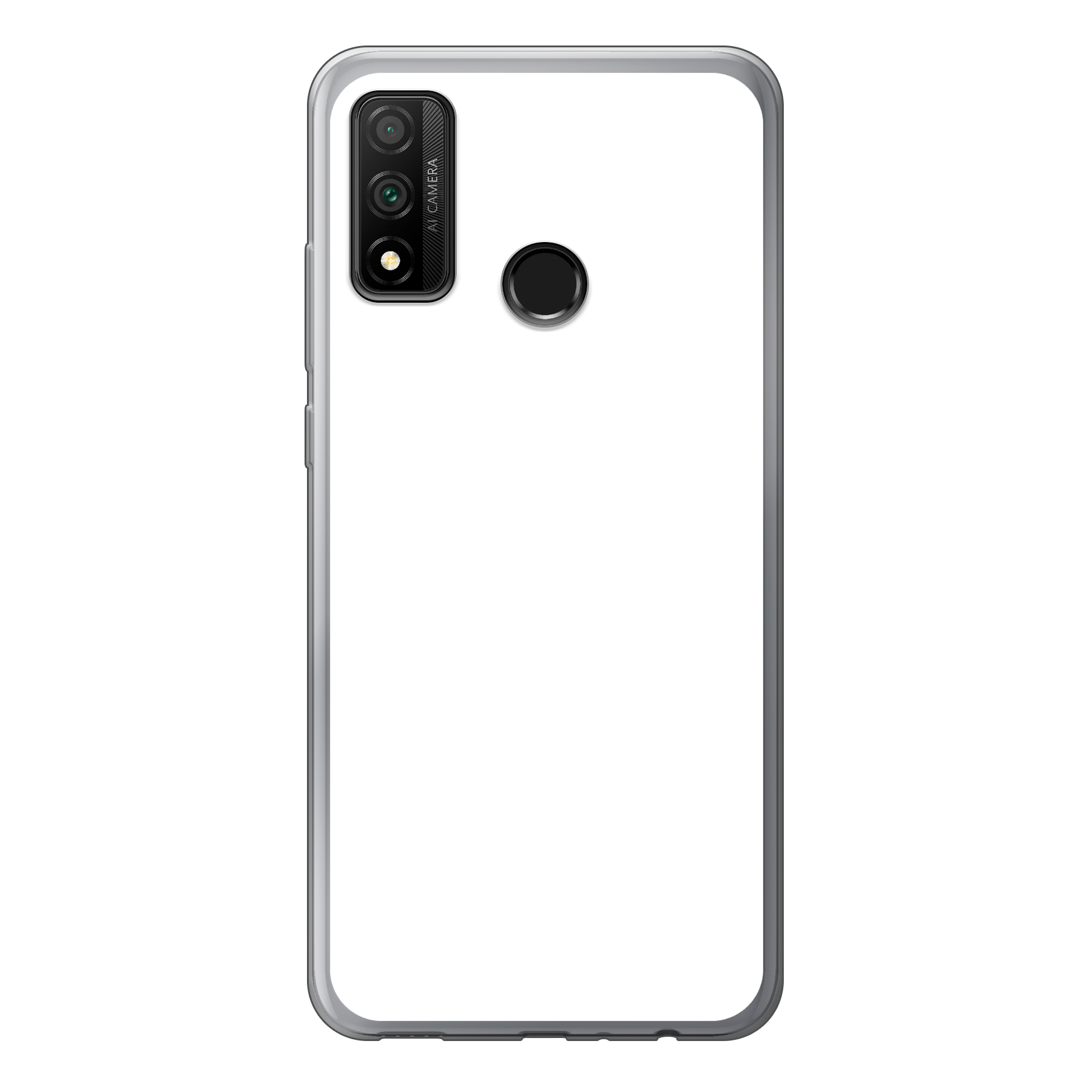 Huawei P Smart (2020) Zachte hoes (achterkant bedrukt, transparant)