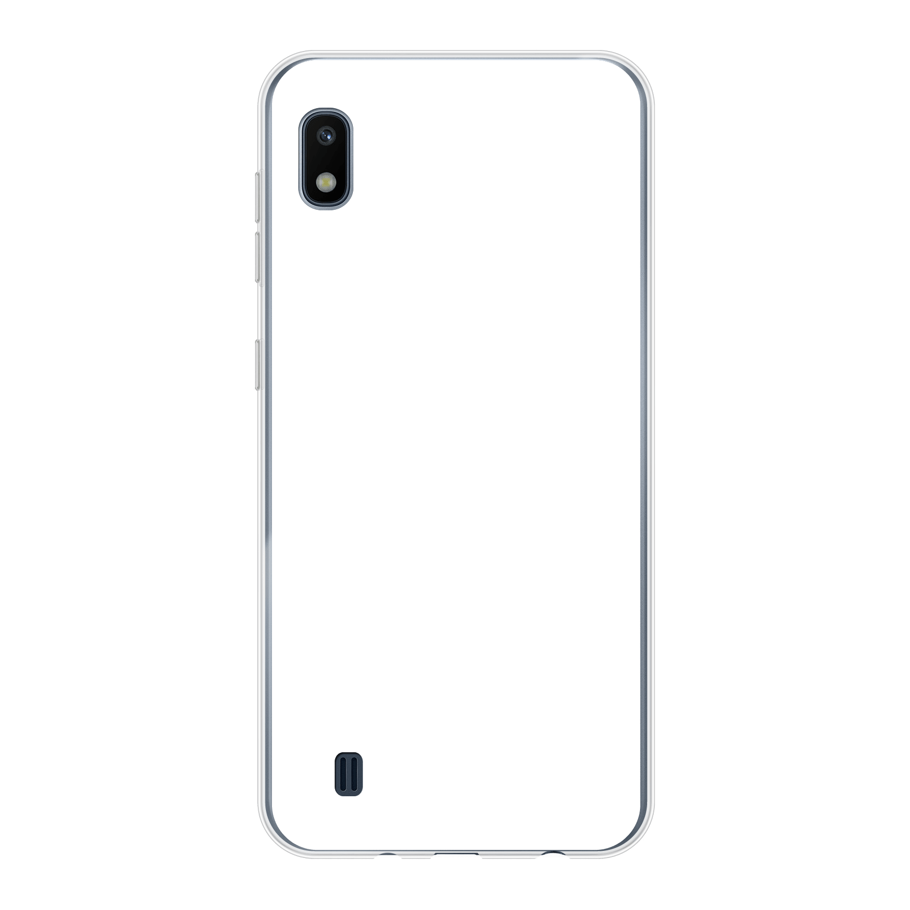Samsung Galaxy A10 Zachte hoes (achterkant bedrukt, transparant)