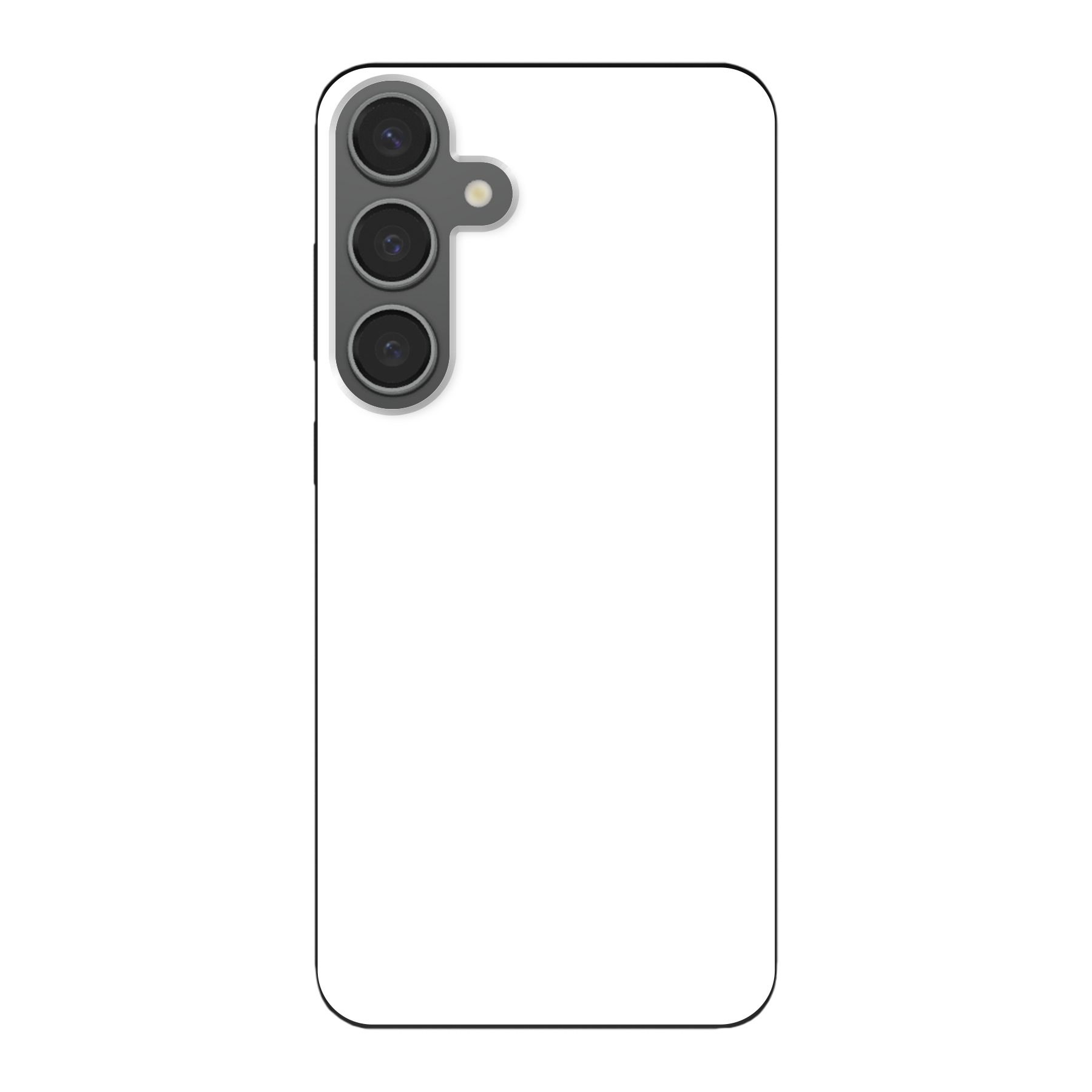 Samsung Galaxy S24 Plus Biologisch afbreekbaar hoesje (achterkant bedrukt, zwart)