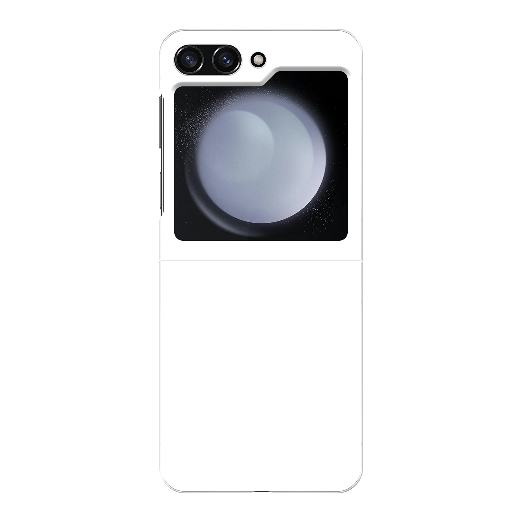 Samsung Galaxy Z Flip5 Hardcase (achterkant bedrukt, transparant)