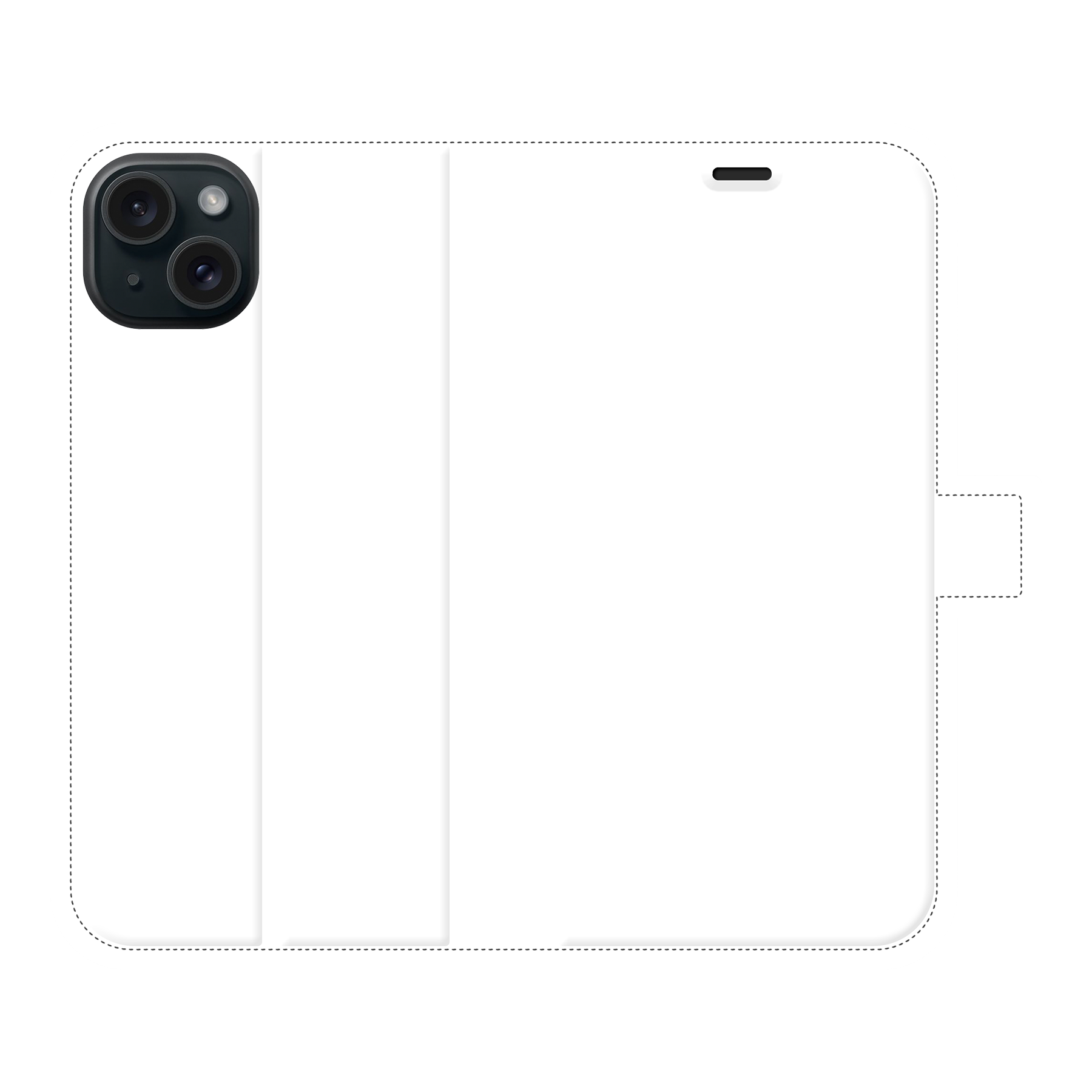 Apple iPhone 15 Plus Wallet hoesje (volledig bedrukt)