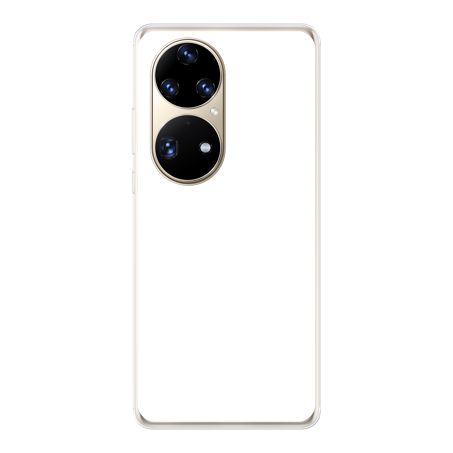 Huawei P50 Pro Zachte hoes (achterkant bedrukt, transparant)