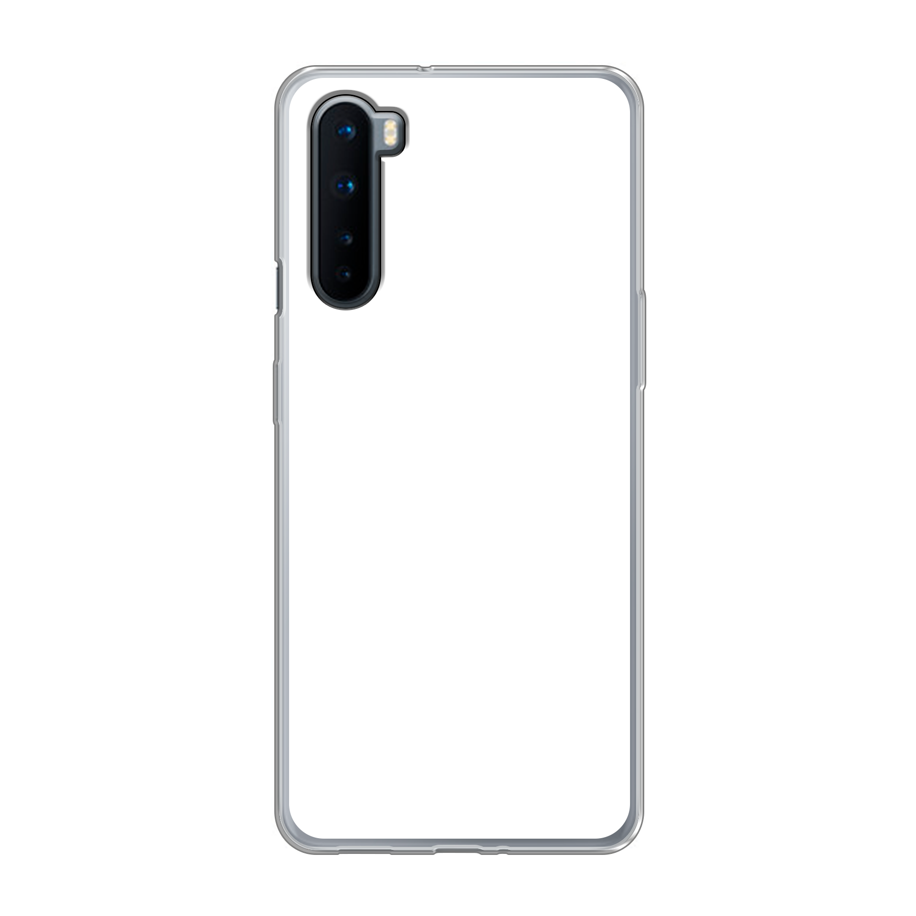 OnePlus Nord Soft case (achterkant bedrukt, transparant)