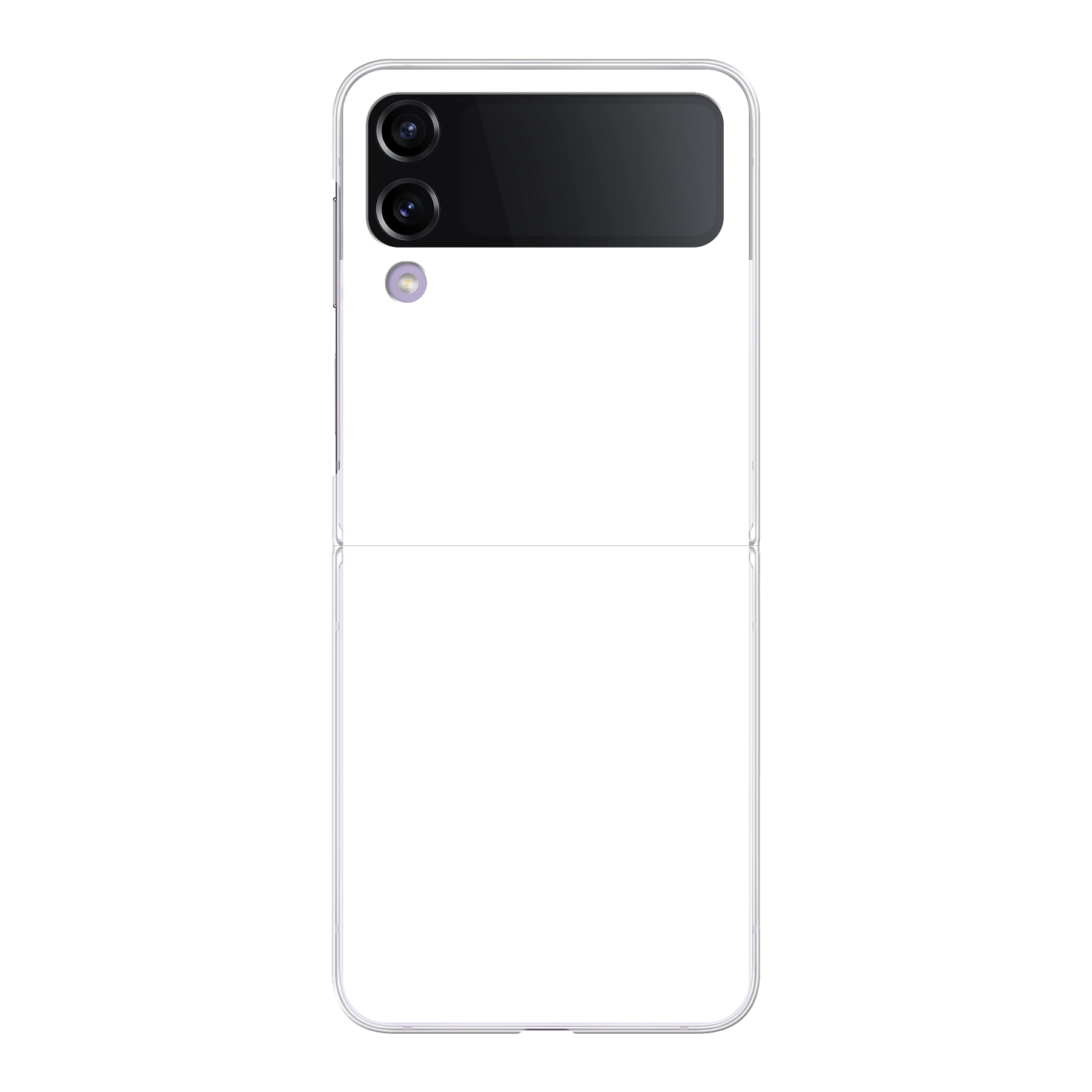Samsung Galaxy Z Flip4 Hardcase (achterkant bedrukt, transparant)