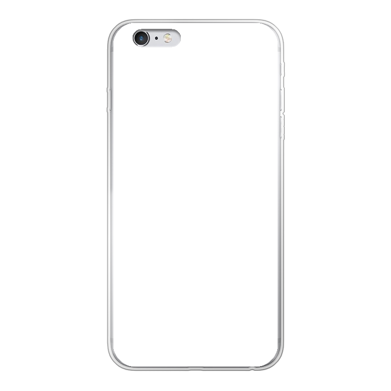 Apple iPhone 6 / 6s Zachte hoes (achterkant bedrukt, transparant)