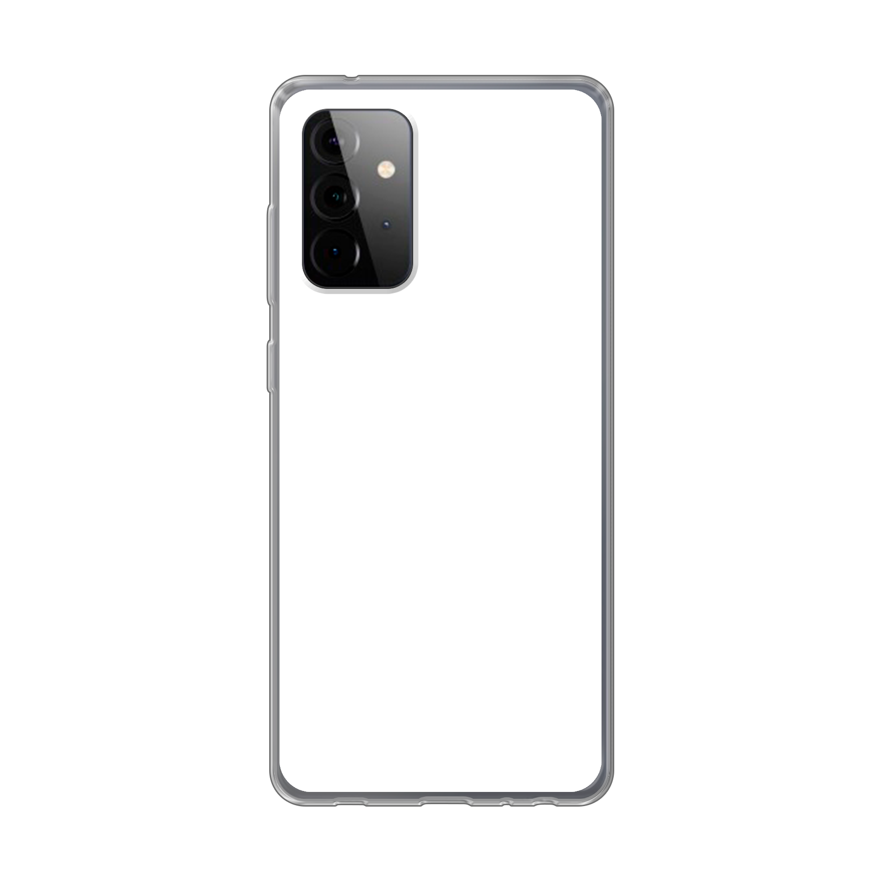Samsung Galaxy A72 / Galaxy A72 5G Zachte hoes (achterkant bedrukt, transparant)