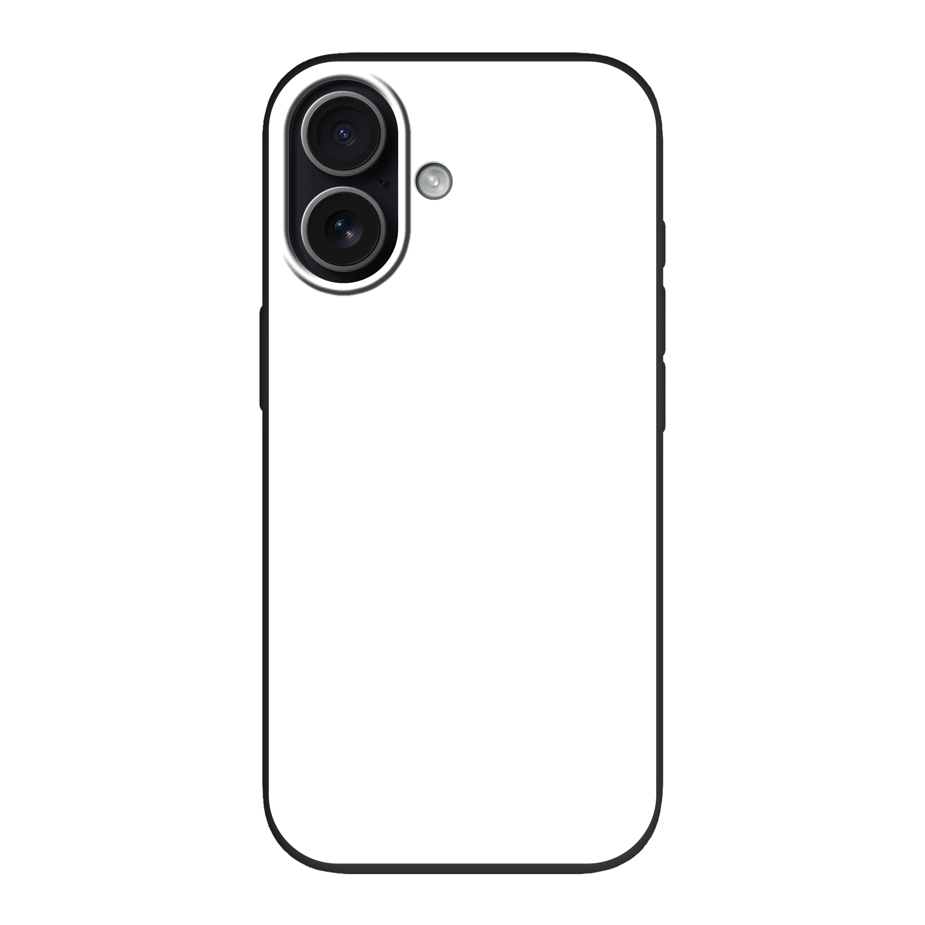 Apple iPhone 17 Biologisch afbreekbaar hoesje (achterkant bedrukt, zwart)