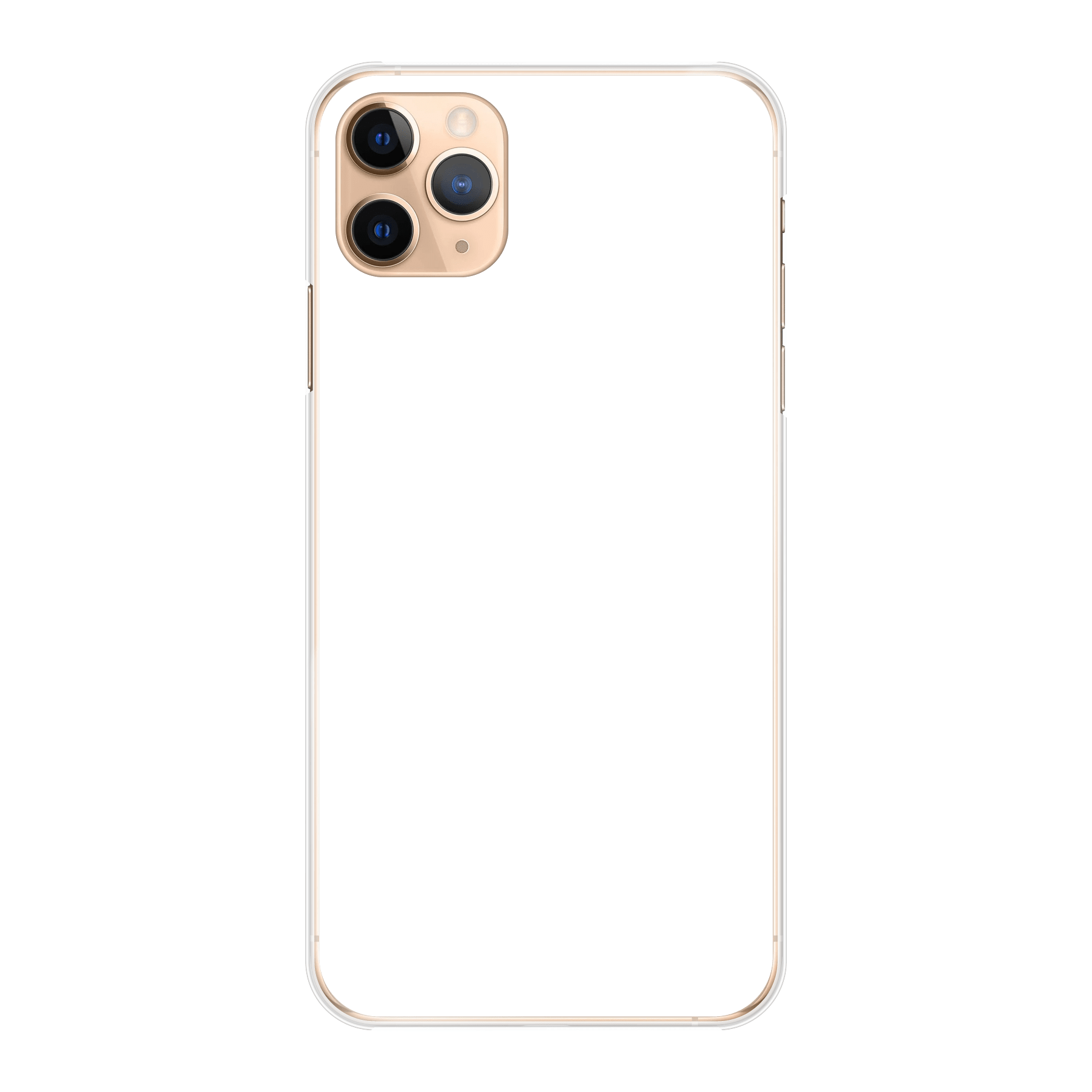Apple iPhone 11 Pro Max Hardcase (achterkant bedrukt, transparant)