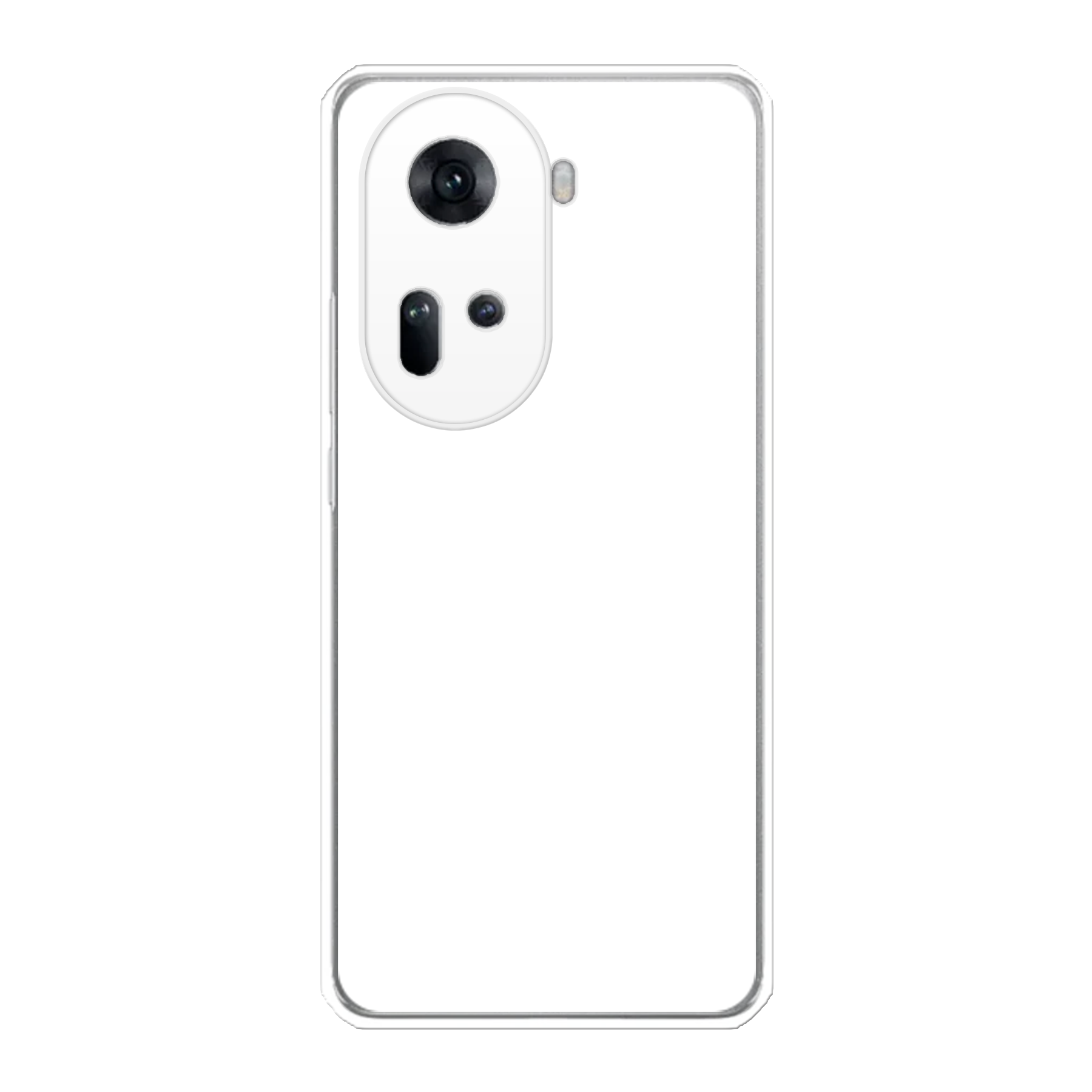 Oppo Reno 11 Zachte hoes (achterkant bedrukt, transparant)