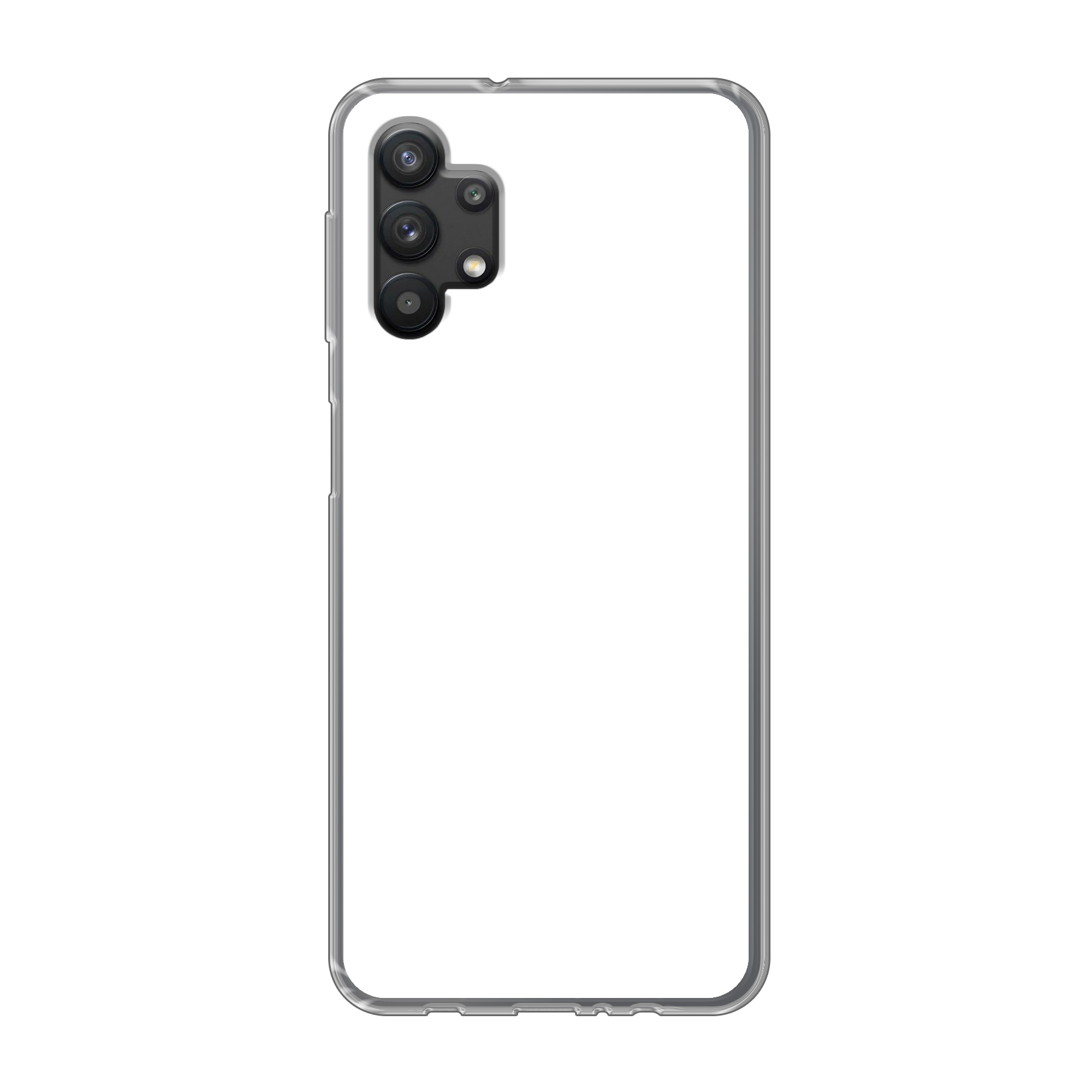 Samsung Galaxy A32 5G Zachte hoes (achterkant bedrukt, transparant)