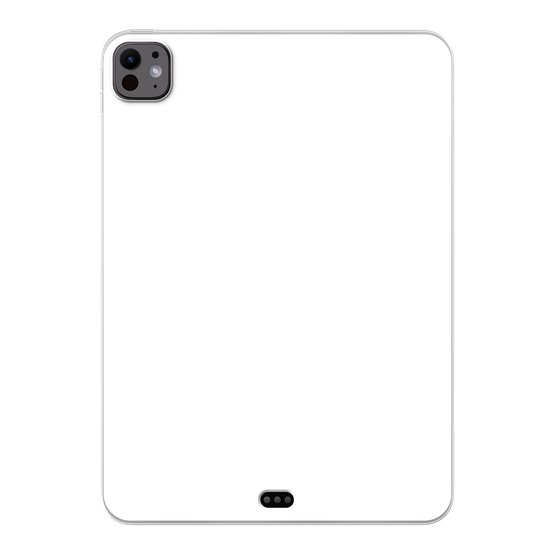 Apple iPad Pro 11 Zachte hoes (achterkant bedrukt, transparant)