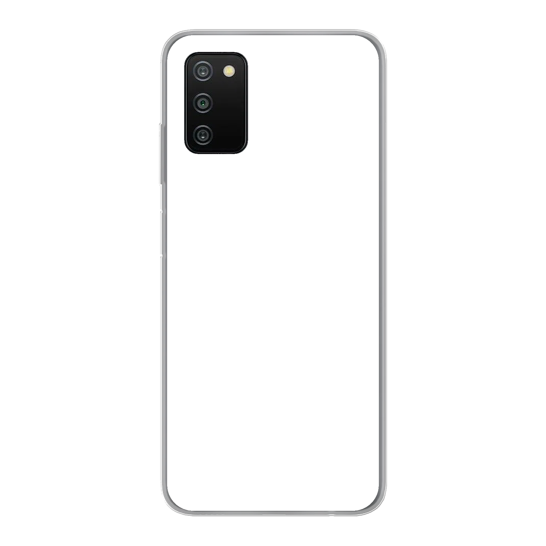 Samsung Galaxy A03s Zachte hoes (achterkant bedrukt, transparant)