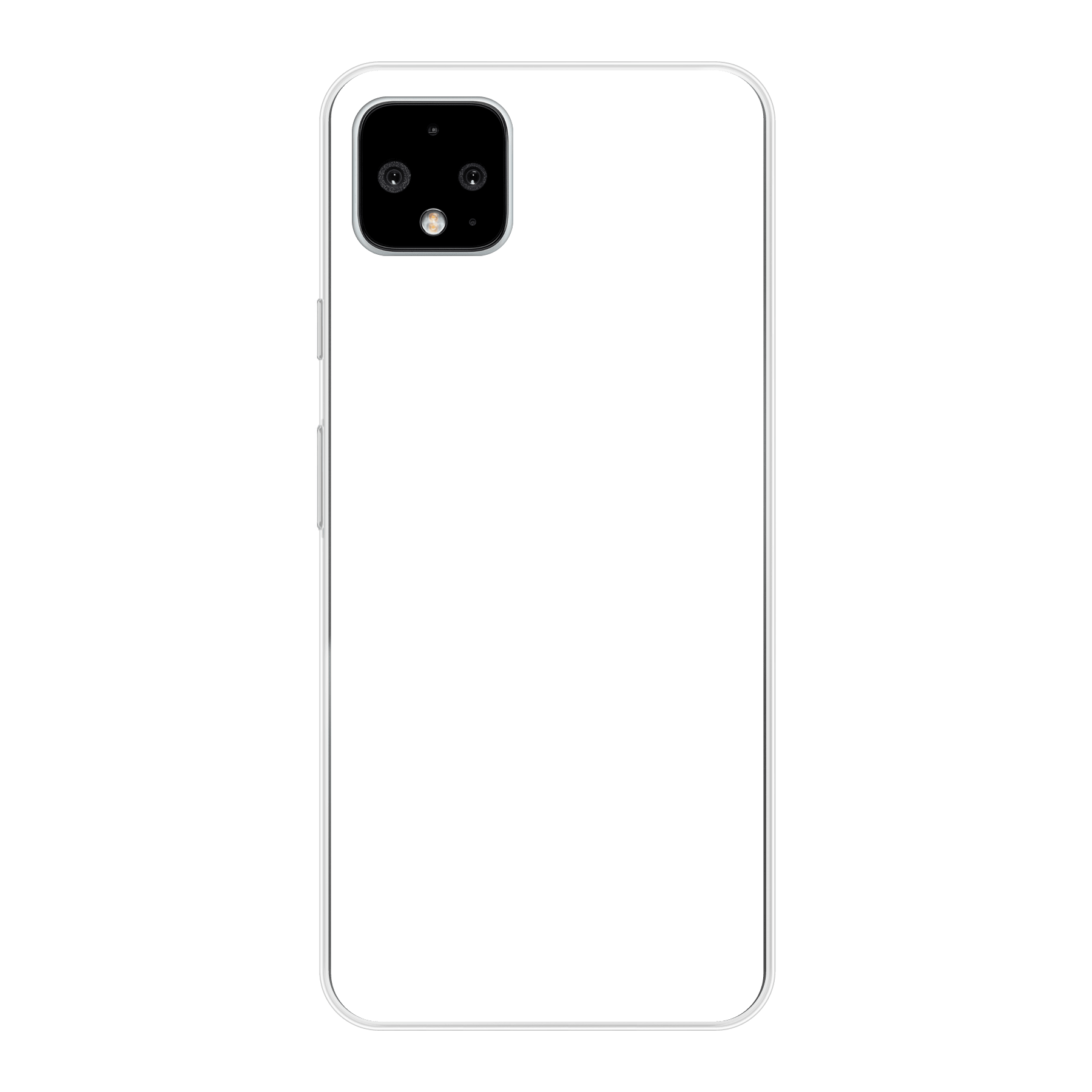 Google Pixel 4 XL Zachte hoes (achterkant bedrukt, transparant)