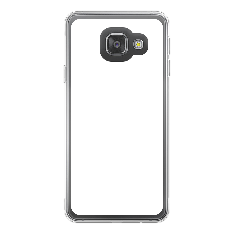 Samsung Galaxy A3 (2016) Zachte hoes (achterkant bedrukt, transparant)