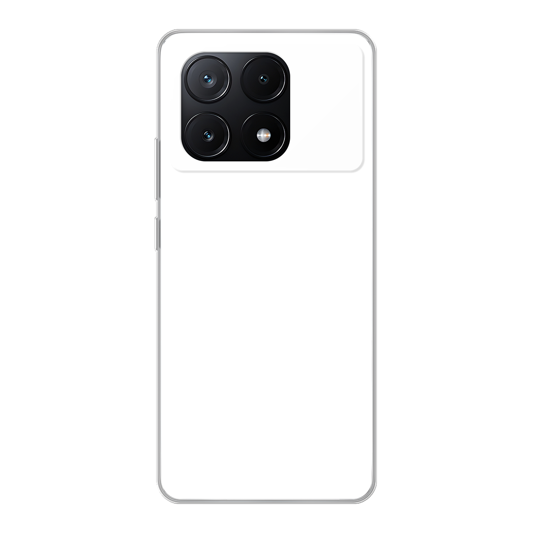 Xiaomi Poco X6 Pro zachte hoes (achterkant bedrukt, transparant)