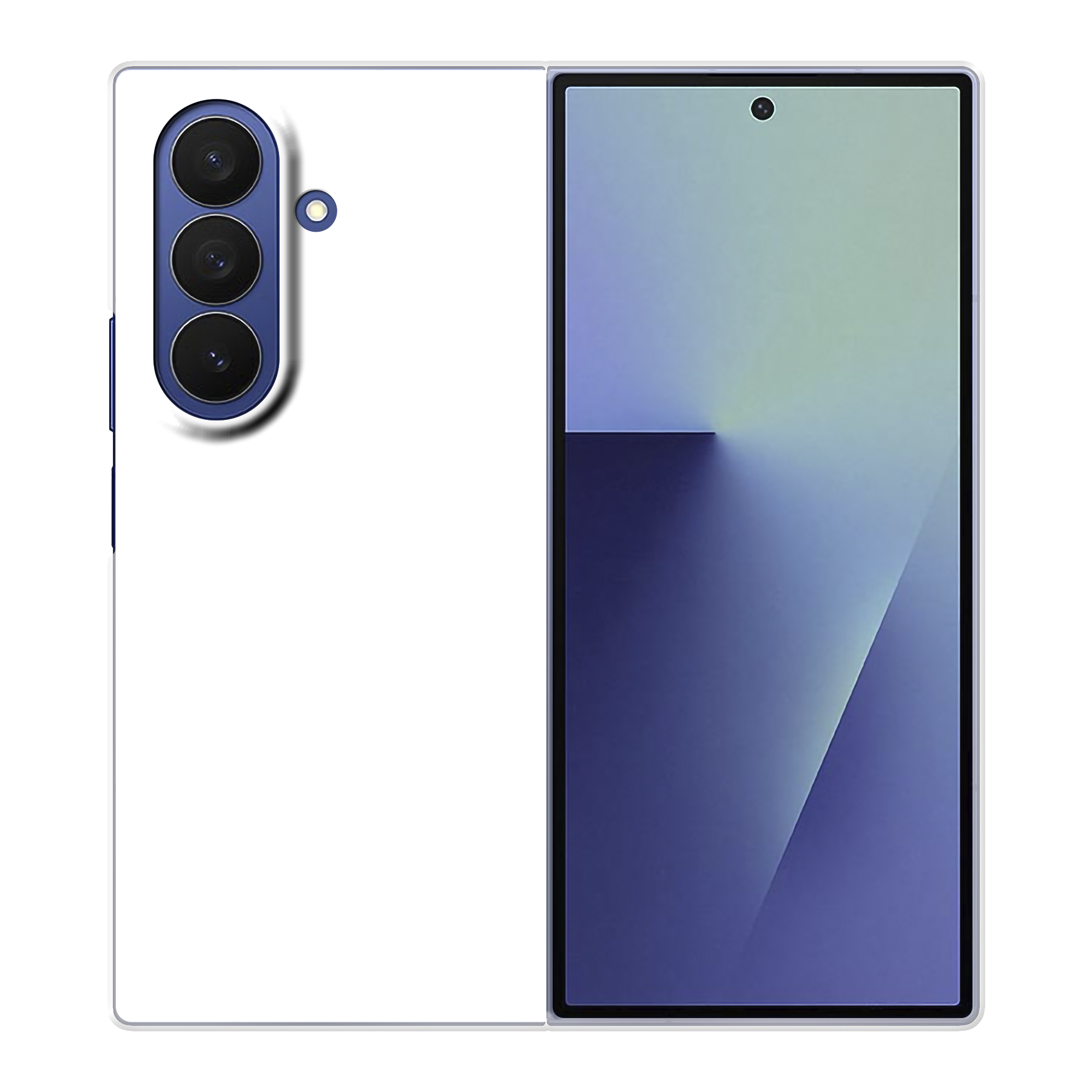 Samsung Galaxy Z Fold7 Hardcase (achterkant bedrukt, transparant)