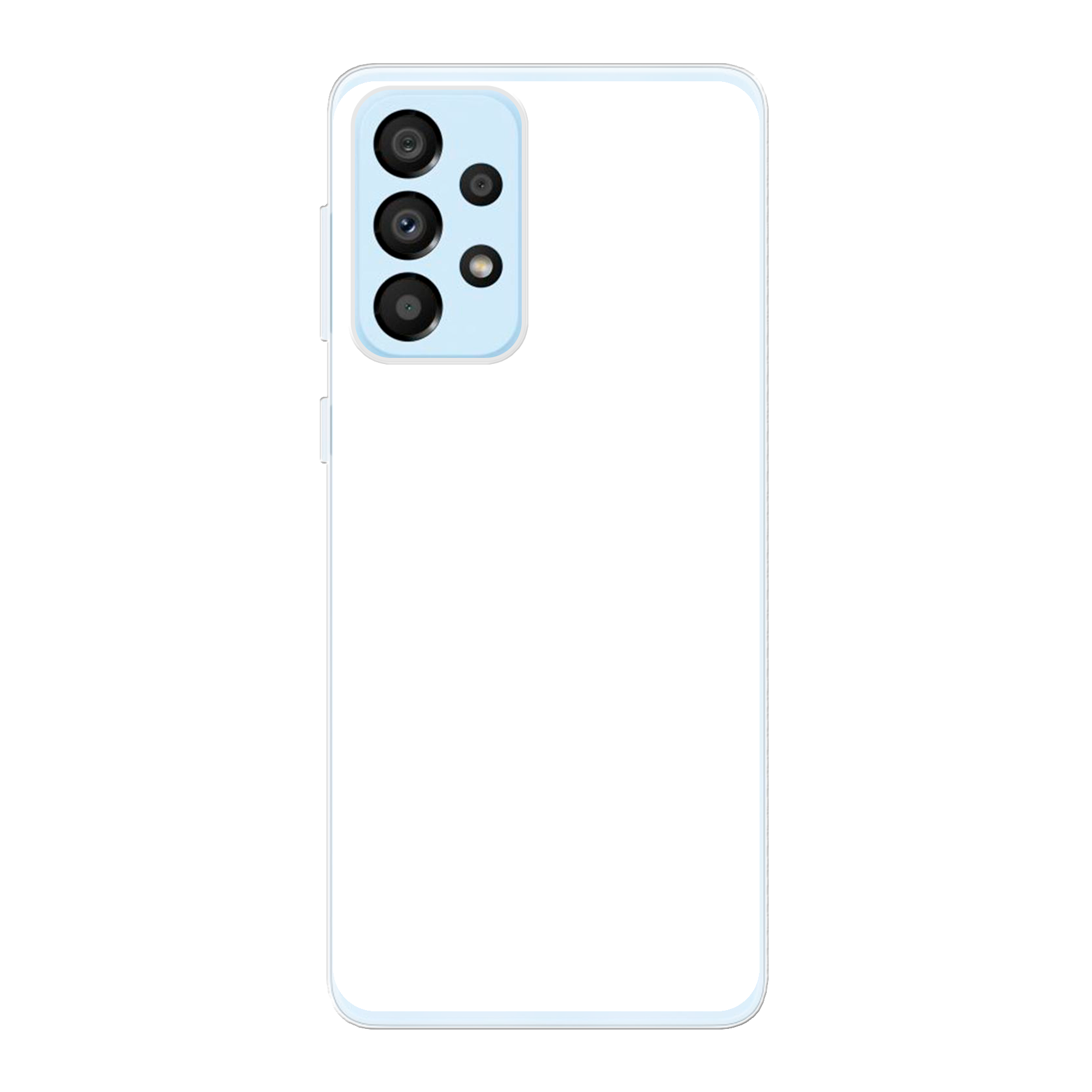 Samsung Galaxy A33 5G Zachte hoes (achterkant bedrukt, transparant)