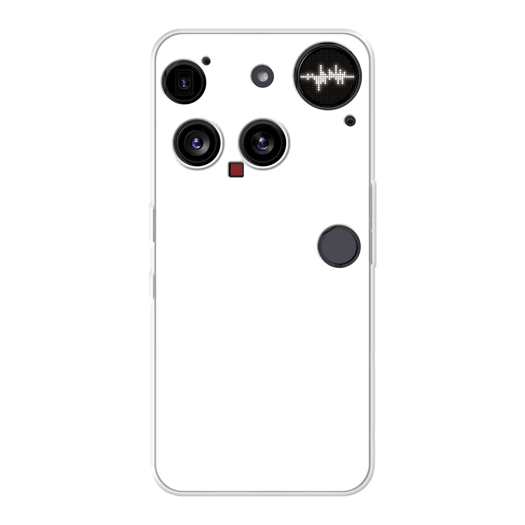 Nothing Phone (3) Zachte hoes (achterkant bedrukt, transparant)